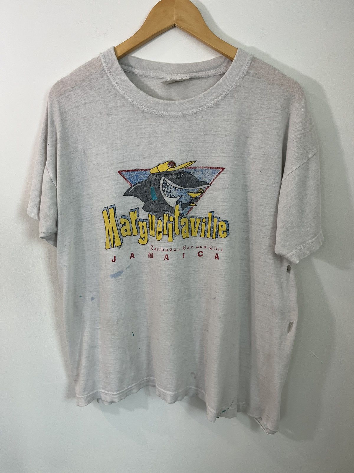 Thrashed Margaritaville Jamaica Paper Thin Tee