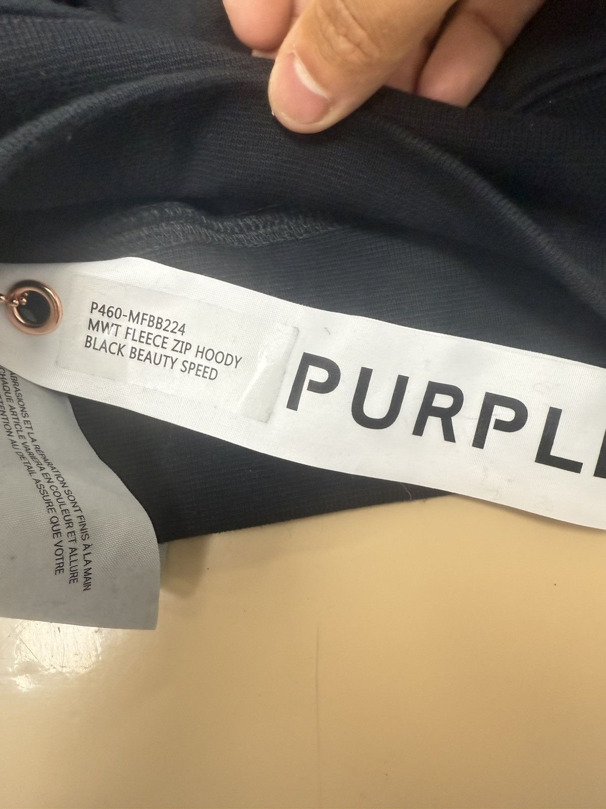 Purple Brand Purple Brand Black Beauty Speed Hoody Size US M / EU 48-50 / 2 - 2 Thumbnail
