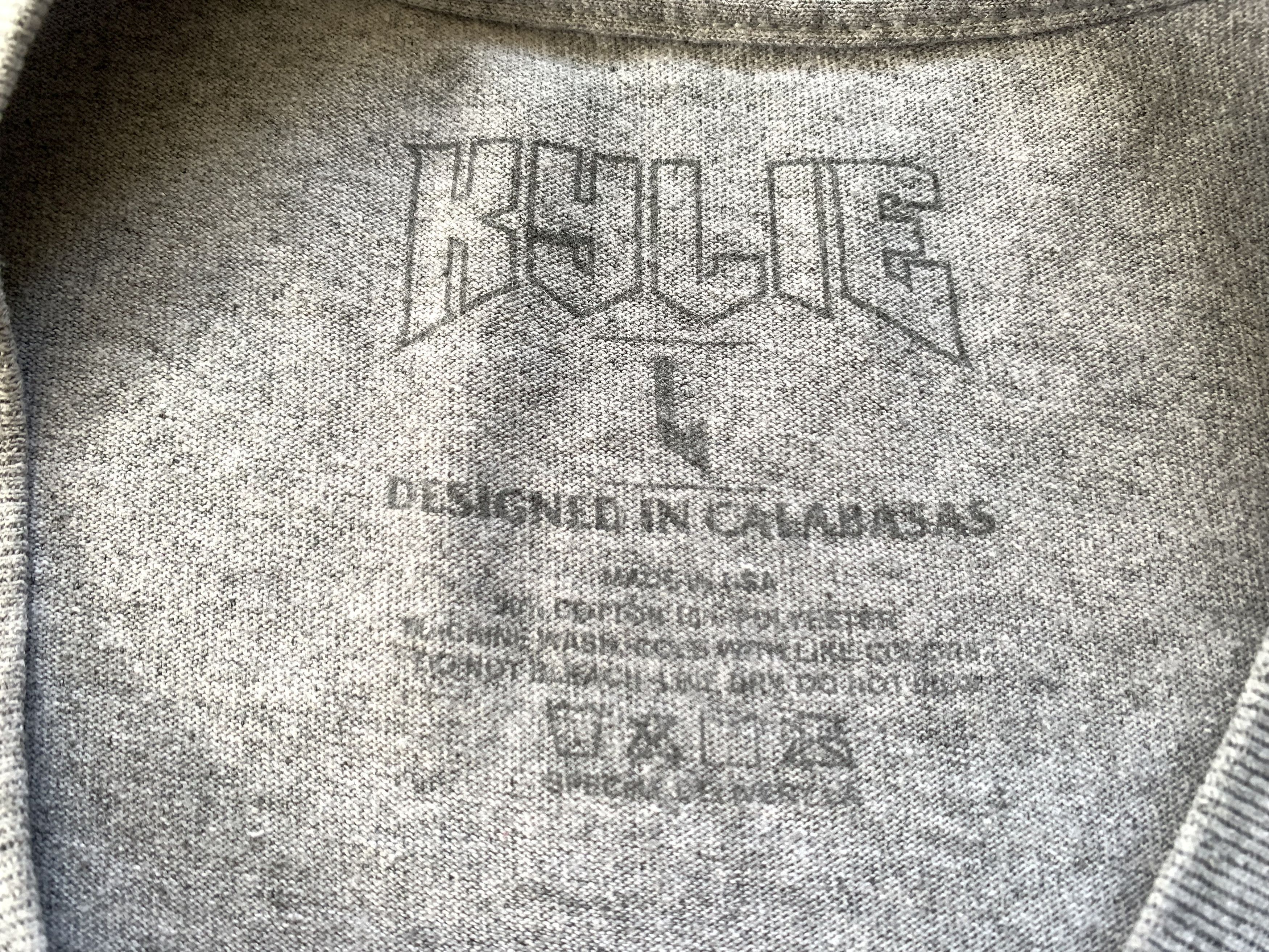 Nike Kylie Jenner Printed Grey Cotton T Shirt Size US L / EU 52-54 / 3 - 8 Thumbnail