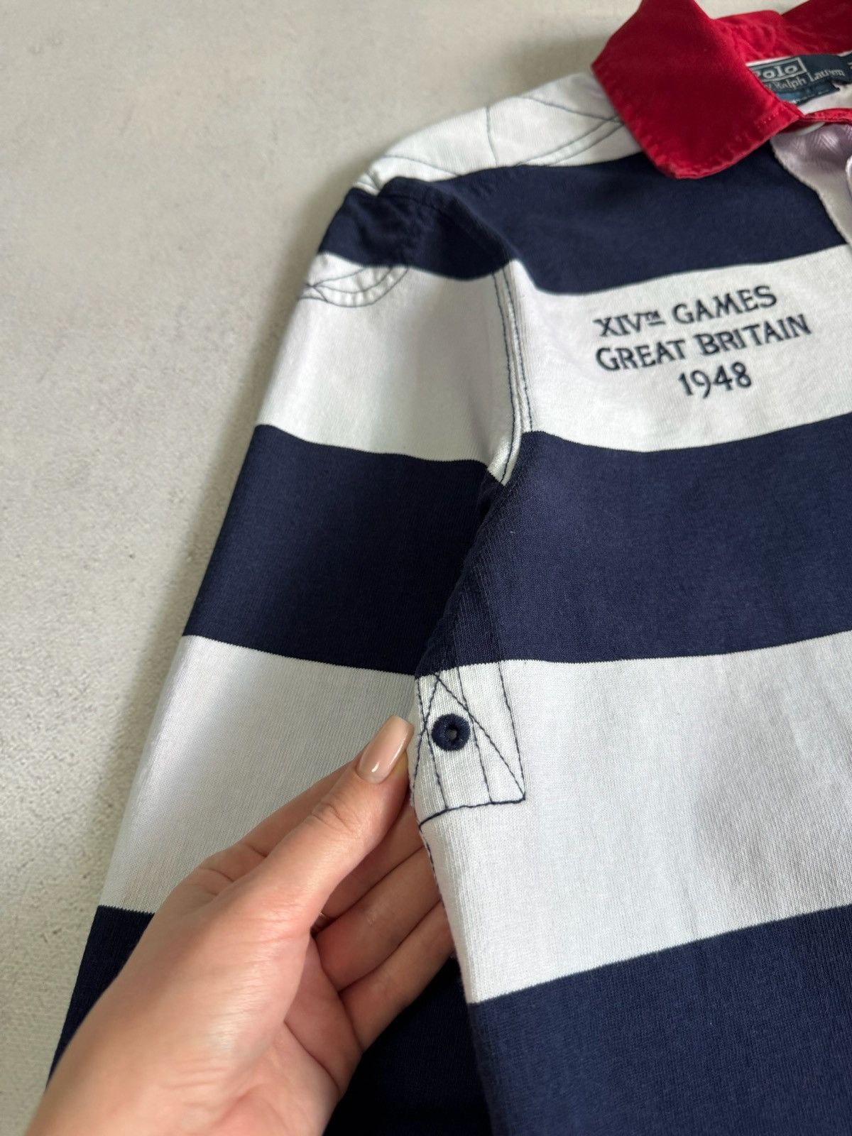 Polo Ralph Lauren Vintage Polo Ralph Lauren Great Britain Rugby Sweatshirt 90s Size US M / EU 48-50 / 2 - 6 Thumbnail