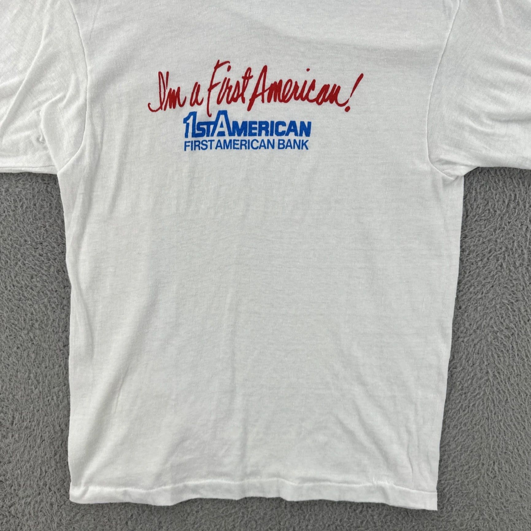 Hanes VINTAGE Hanes 50/50 White Ringer Shirt USA Made Mens L Crew Neck Short Sleeve T-Shirt Size US L / EU 52-54 / 3 - 4 Thumbnail