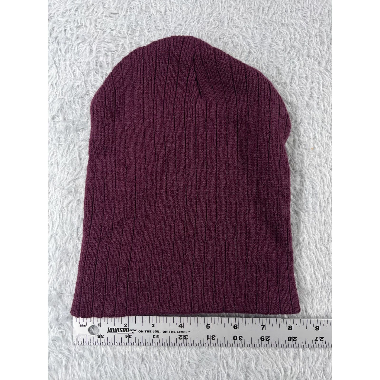 Vintage Time And Tru Beanie Time And Tru Purple Knit Beanie Womens One Size Winter Size ONE SIZE - 2 Thumbnail