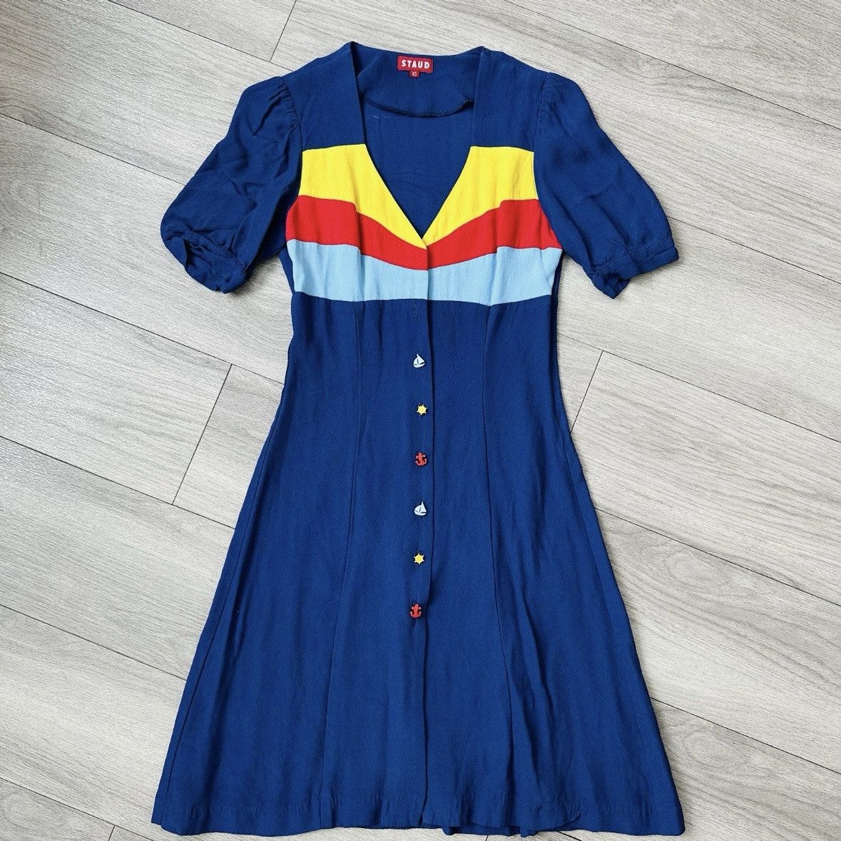 Staud STAUD Roger Shirt Dress Size XS / US 0-2 / IT 36-38 - 2 Thumbnail
