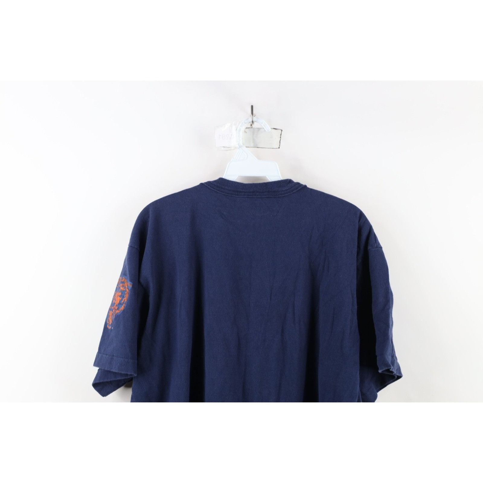 Vintage Vintage 90s Faded Spell Out Chicago Bears Football T-Shirt Size US XL / EU 56 / 4 - 14 Thumbnail