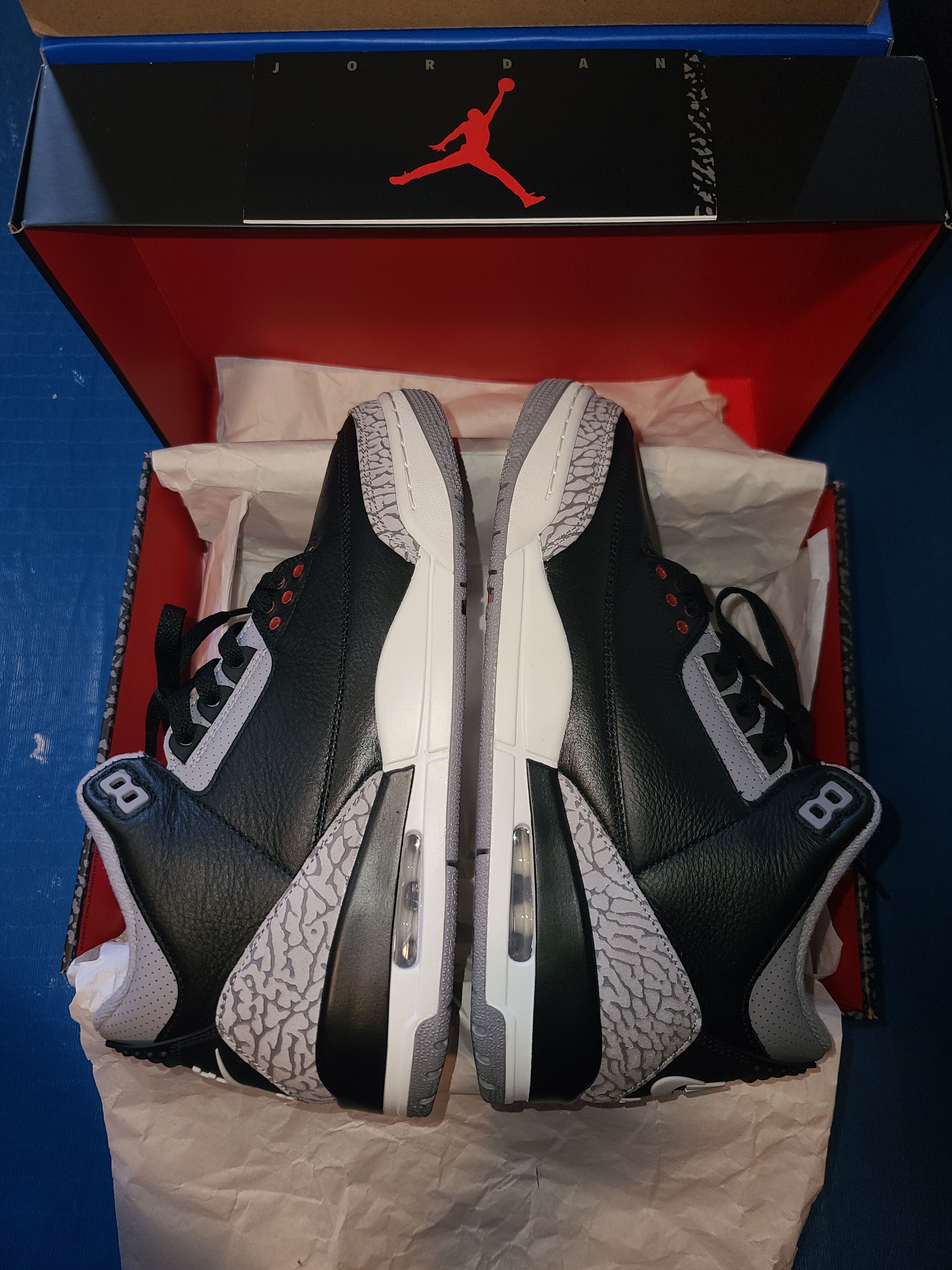 Jordan Brand Black Cement 3s Size US 9.5 / EU 42-43 - 7 Thumbnail