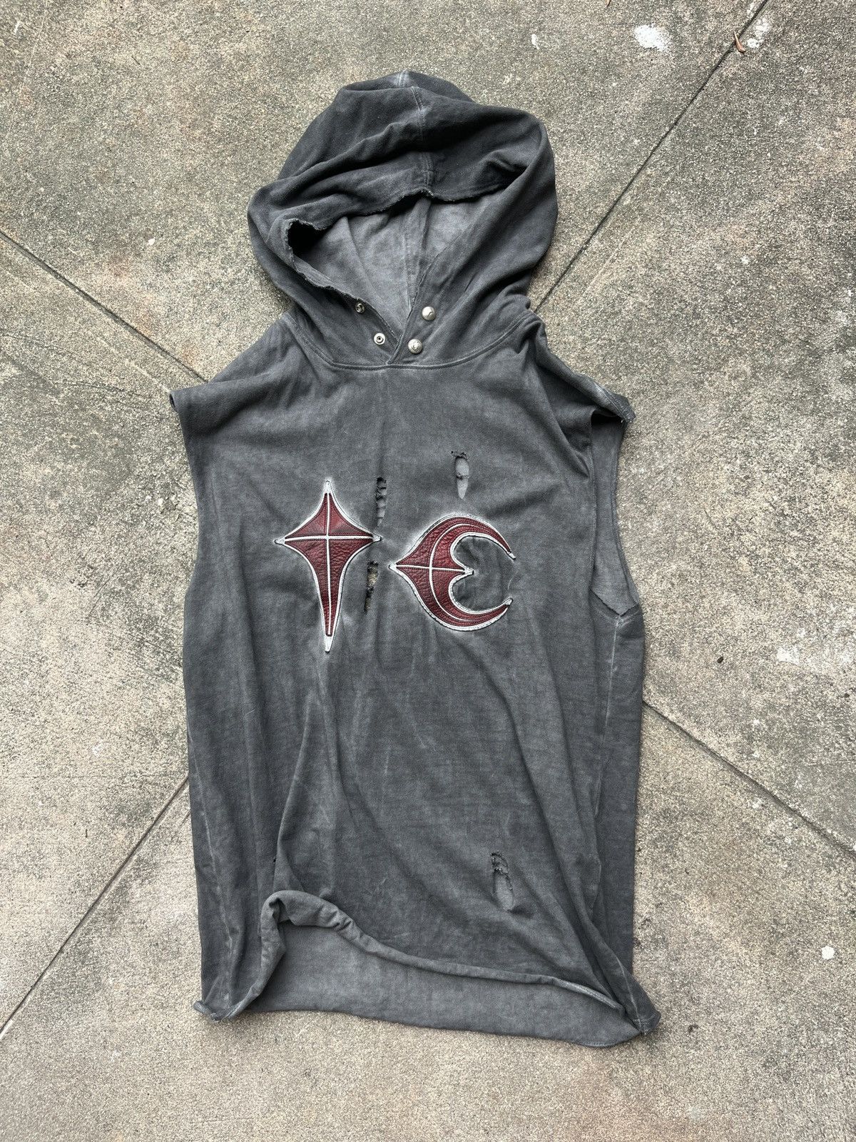 K-Two Studios KTWO Dyed Zip Knit Charcoal | Grailed