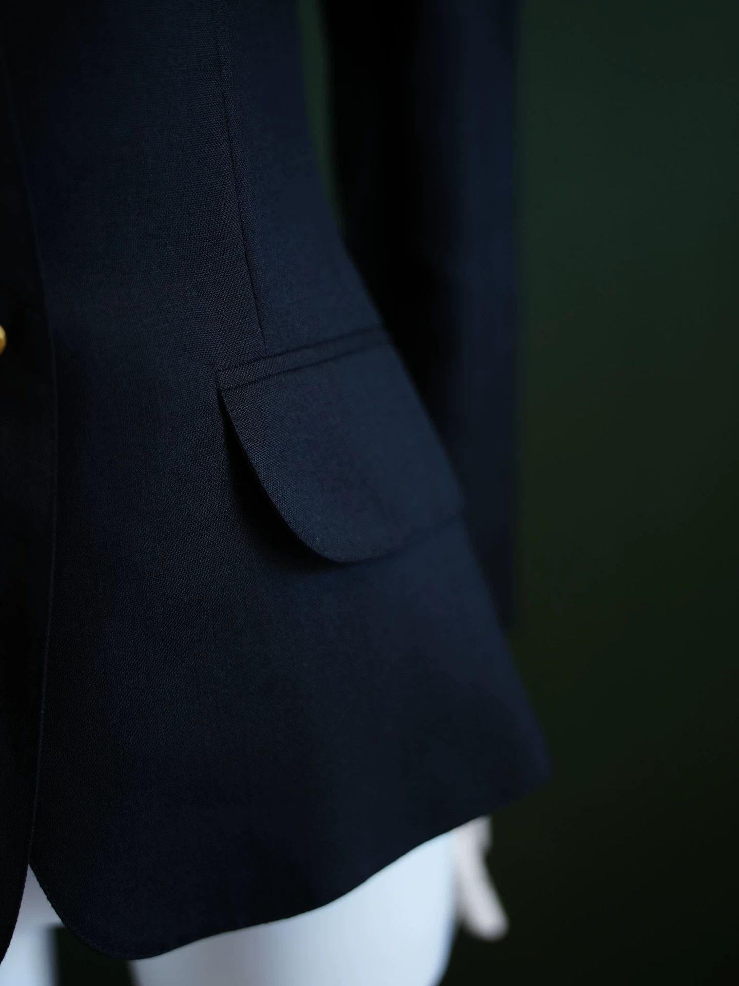 Other Lolita Lempicka French Black Wool Open Back Blazer 38 Size XS / US 0-2 / IT 36-38 - 5 Thumbnail