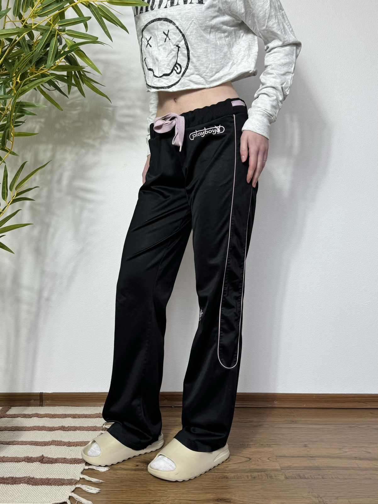 VINTAGE PLAYBOY 2000s STRAIGHT PANTS