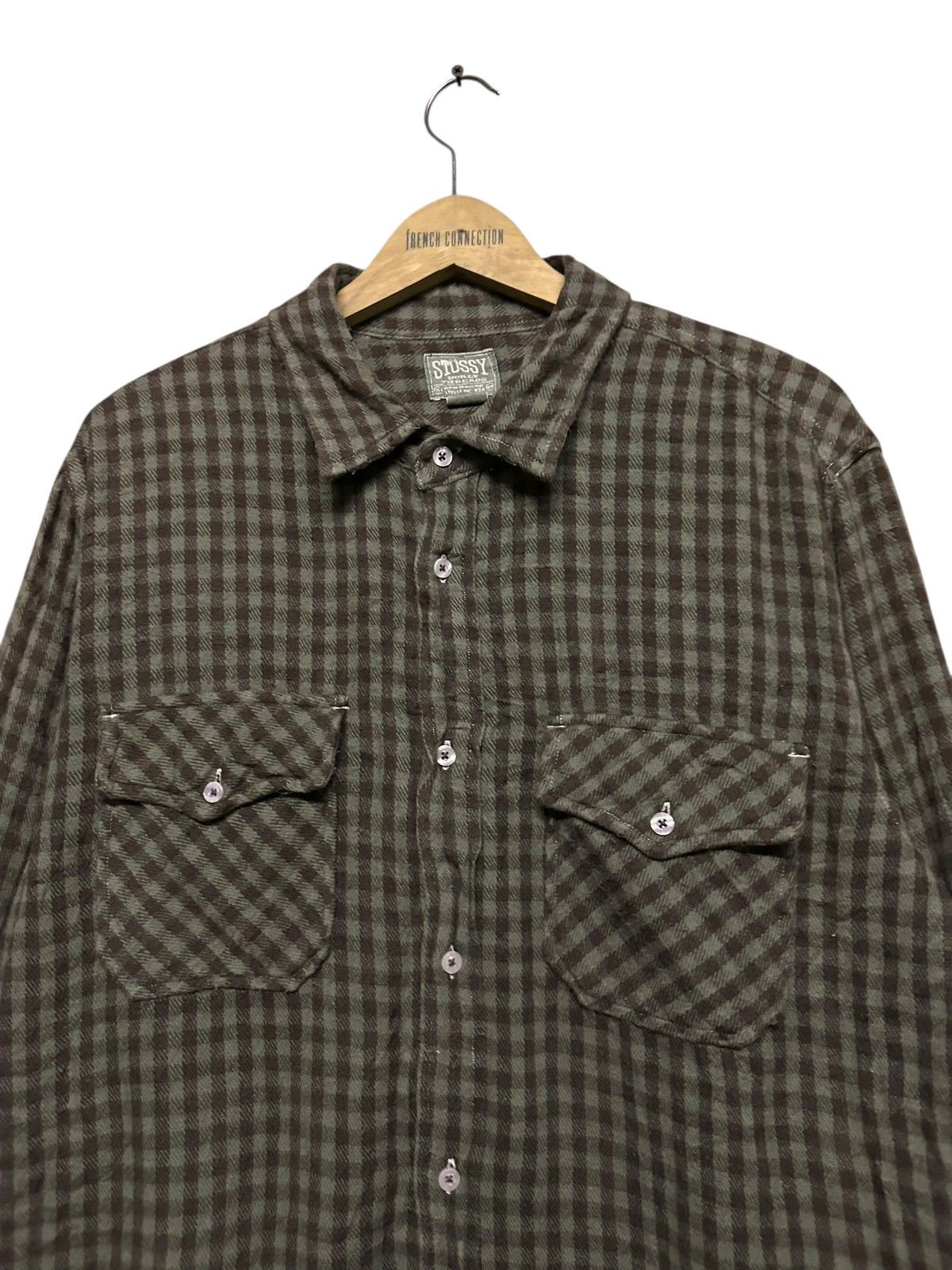 Stussy Stussy Burly Threads Checked Button Up’s Shirt Size US XL / EU 56 / 4 - 6 Thumbnail