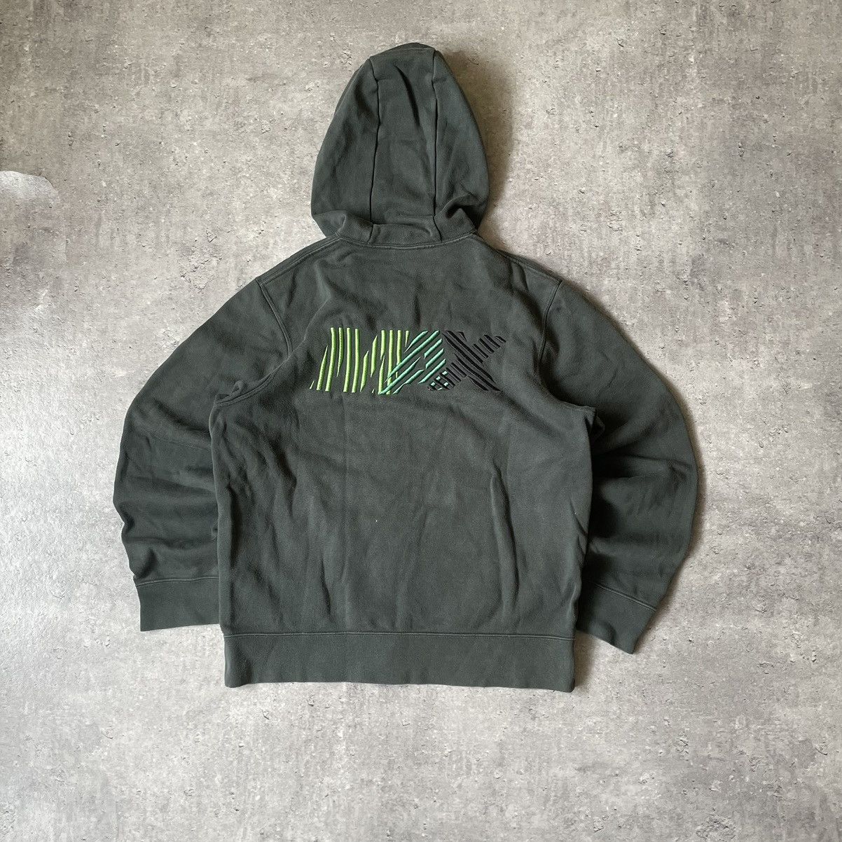 Nike × Nike ACG × Vintage Vintage Nike 90s Air Max Zip-Up Hoodie Size US M / EU 48-50 / 2 - 2 Thumbnail