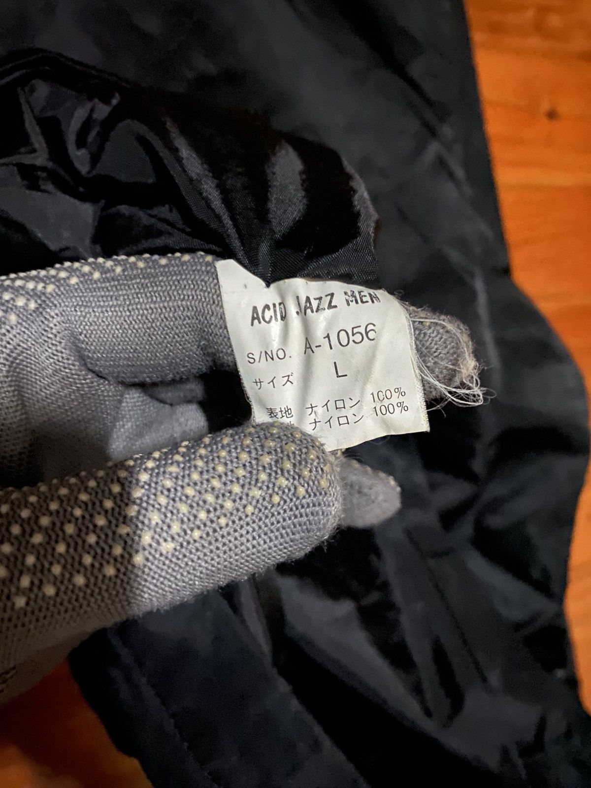 Japanese Brand ACID JAZZ MEN Black Nylon Jacket Minimalist 1990s Streetwear Size US S / EU 44-46 / 1 - 10 Thumbnail