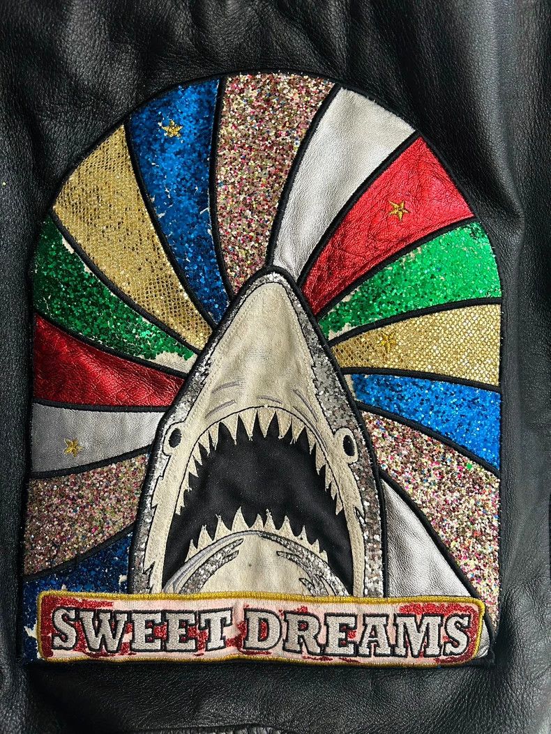 Yves Saint Laurent Saint Laurent 16aw Candy Rainbow Shark L01 Motorcycle Leath Size US M / EU 48-50 / 2 - 3 Thumbnail