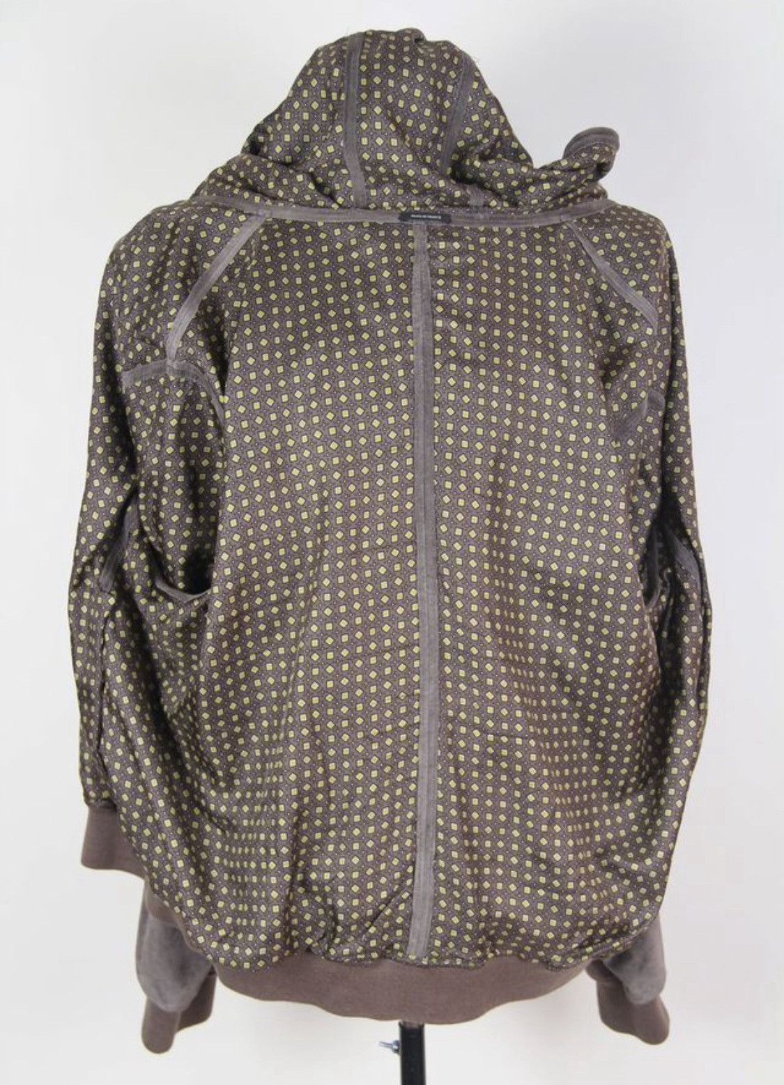 Hermes Hermes Spring 2008 Runway Leather Suede Hoody Bomber Jacket Size US L / EU 52-54 / 3 - 6 Thumbnail