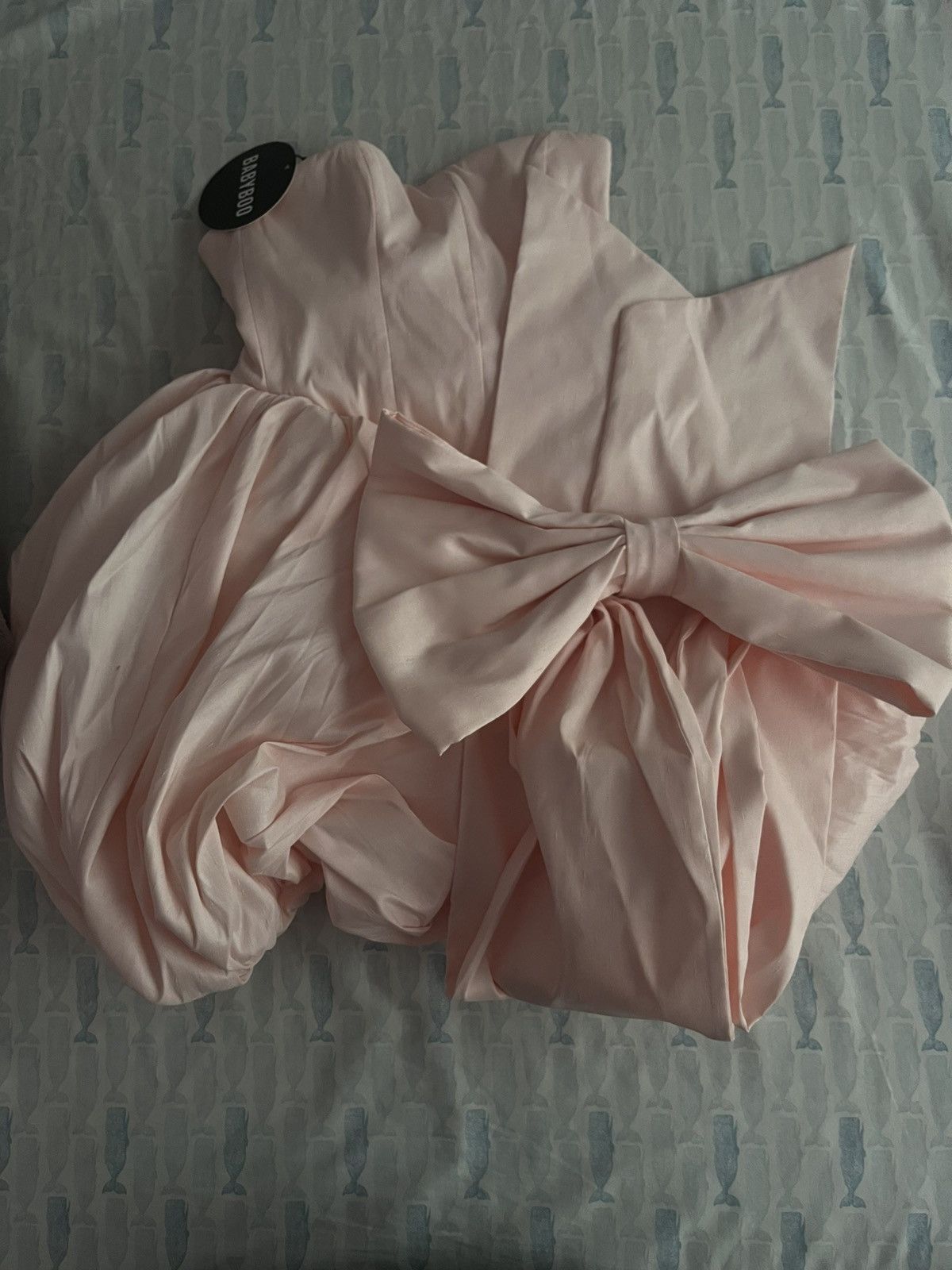 Babyboo Fashion LOTUS Mini Dress – Blush by Babyboo Size XS / US 0-2 / IT 36-38 - 2 Thumbnail