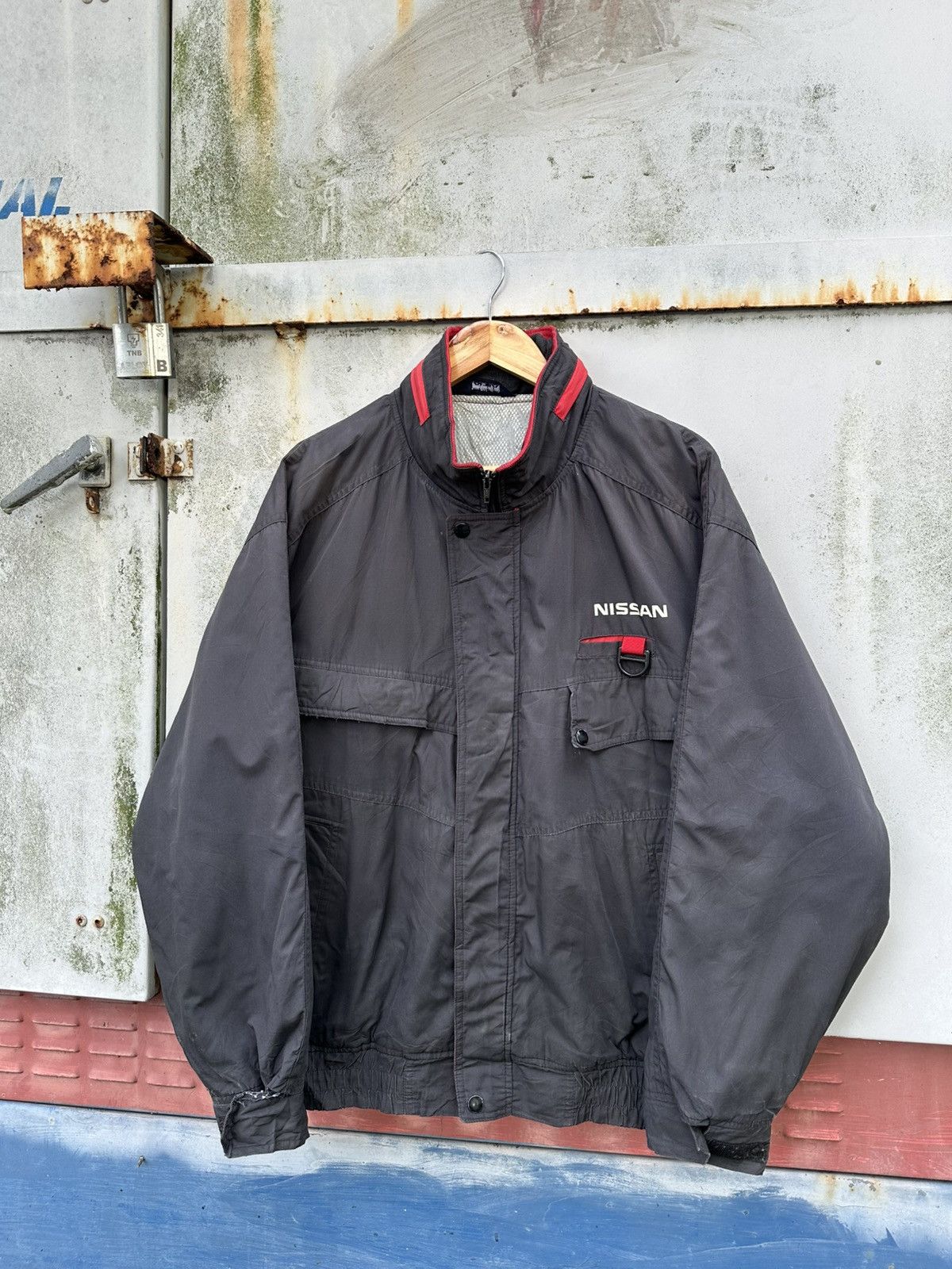 Vintage 👹Vintage Nissan Bomber Jacket Size US L / EU 52-54 / 3 - 1 Thumbnail