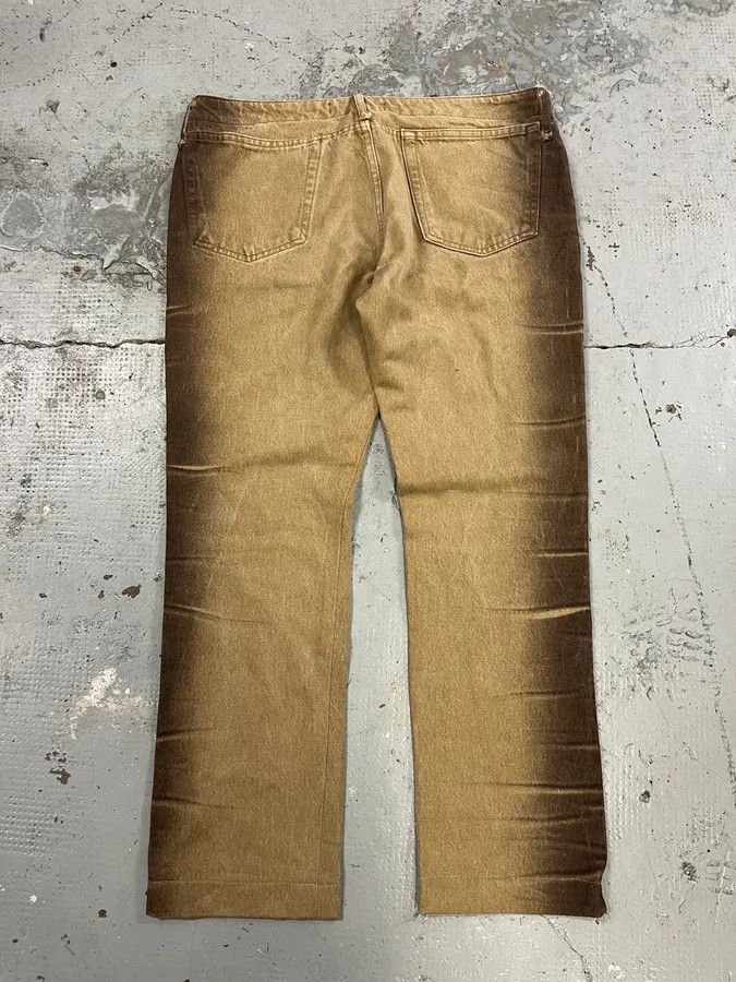 Just Cavalli 2000s Cavalli Beige & Brown Gradient Pants Size US 32 / EU 48 - 7 Thumbnail
