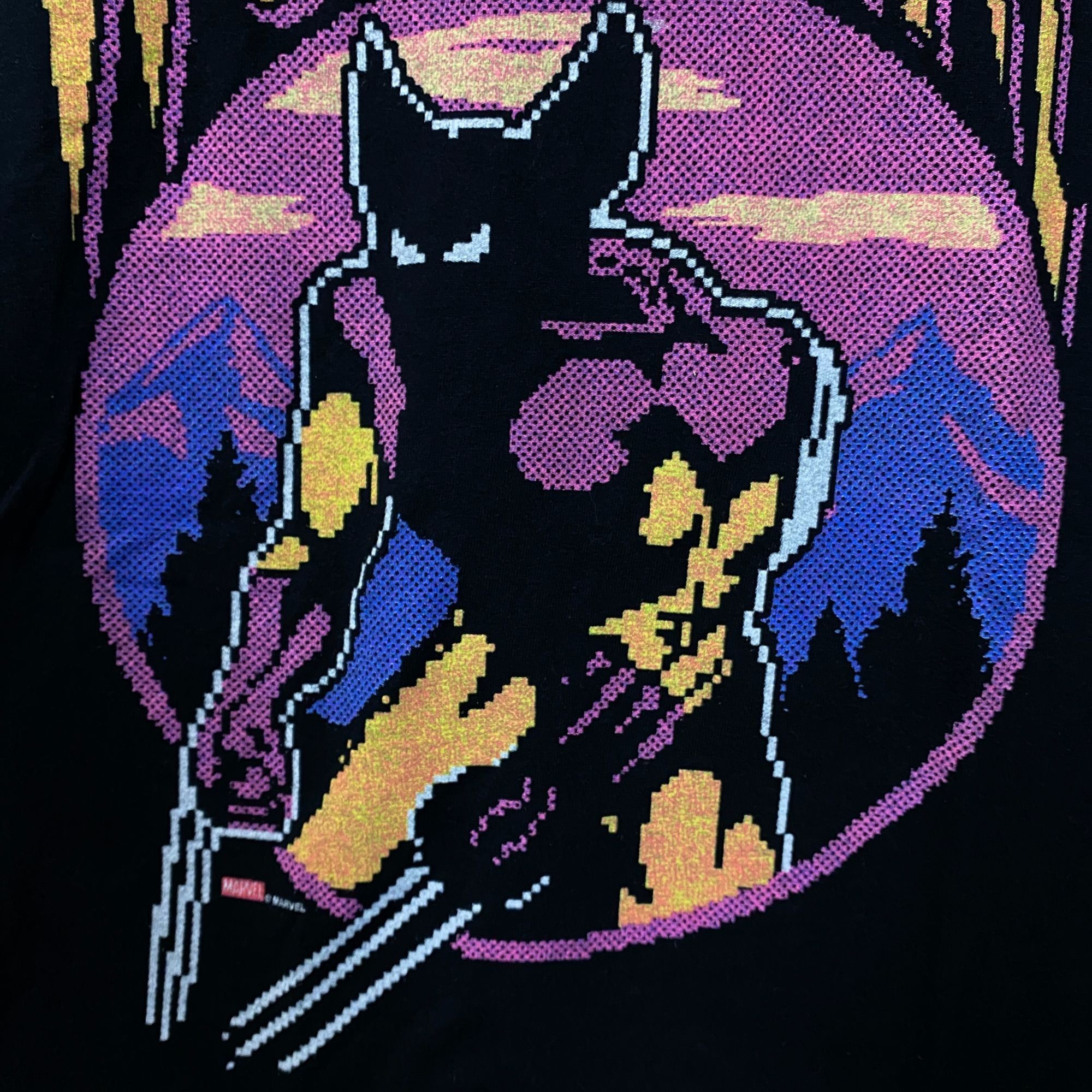 Marvel Comics Marvel Wolverine X-Men Video Game Start Screen Retro T-Shirt Size US L / EU 52-54 / 3 - 4 Thumbnail