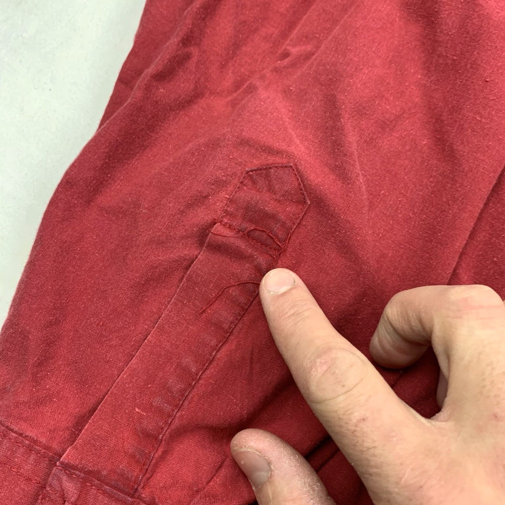 Bugle Boy VINTAGE Bugle Boy Button Up Shirt Adult XL Red Collared Embroidered Y2K Formal Mens Regular Button-Up 90s American Size US XL / EU 56 / 4 - 5 Thumbnail