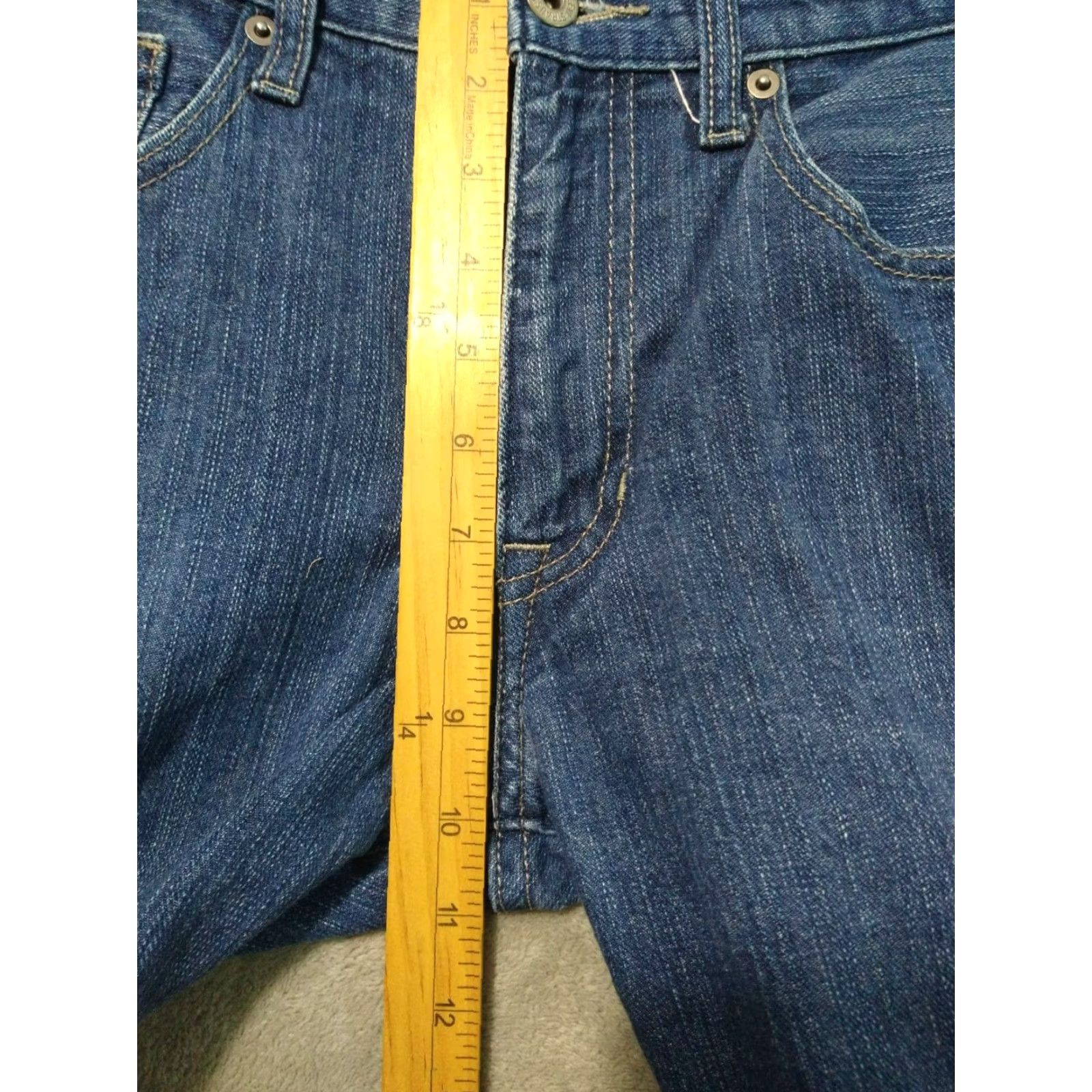 Levi's Levi's 511 Jeans Mens 34x34 Blue Denim Mid Rise Skinny 5-Pocket Dark Wash Size US 34 / EU 50 - 4 Thumbnail