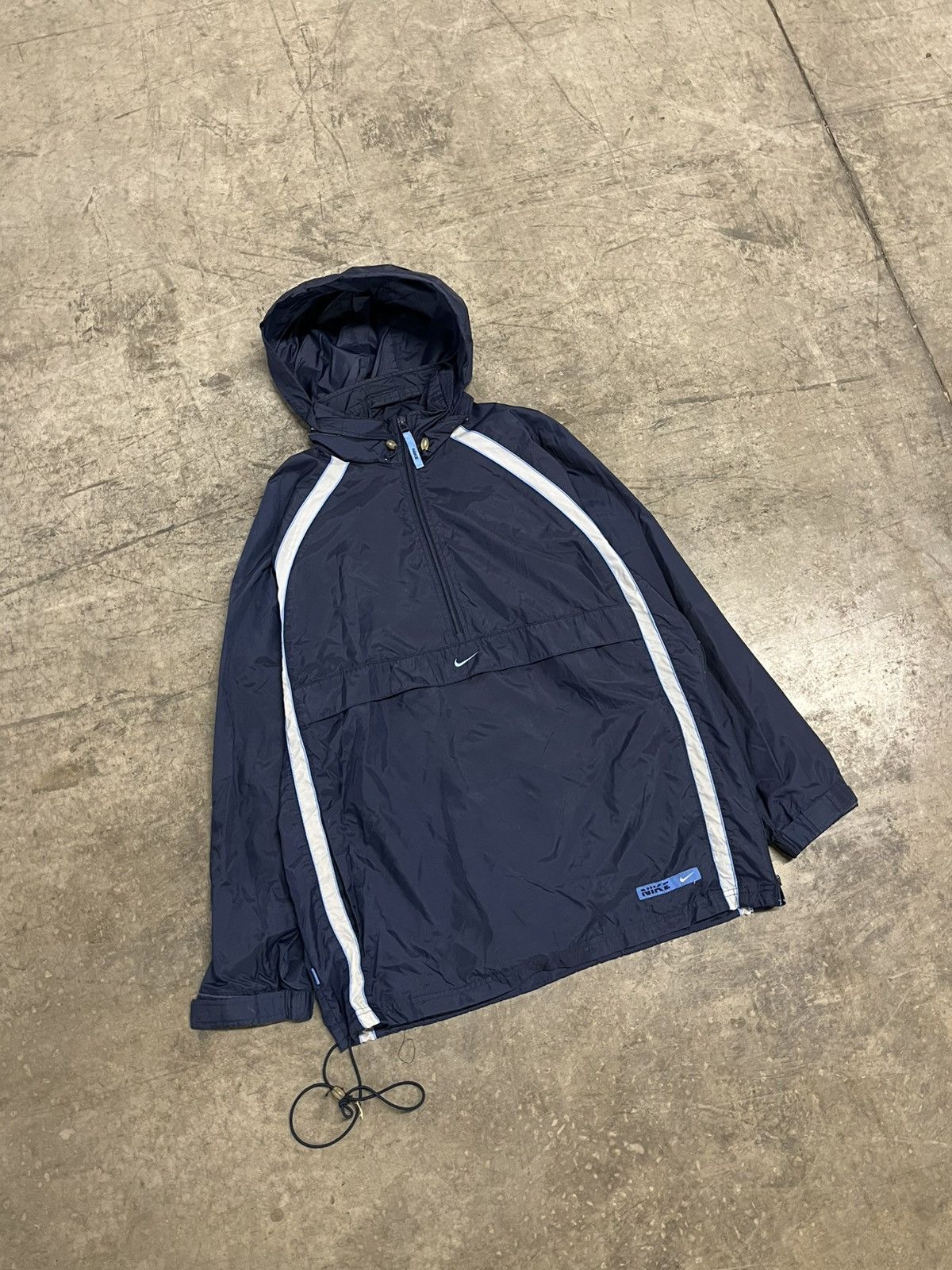 Nike × Vintage Nike center swoosh track jacket windbreaker hype rare y2k Size US M / EU 48-50 / 2 - 1 Thumbnail