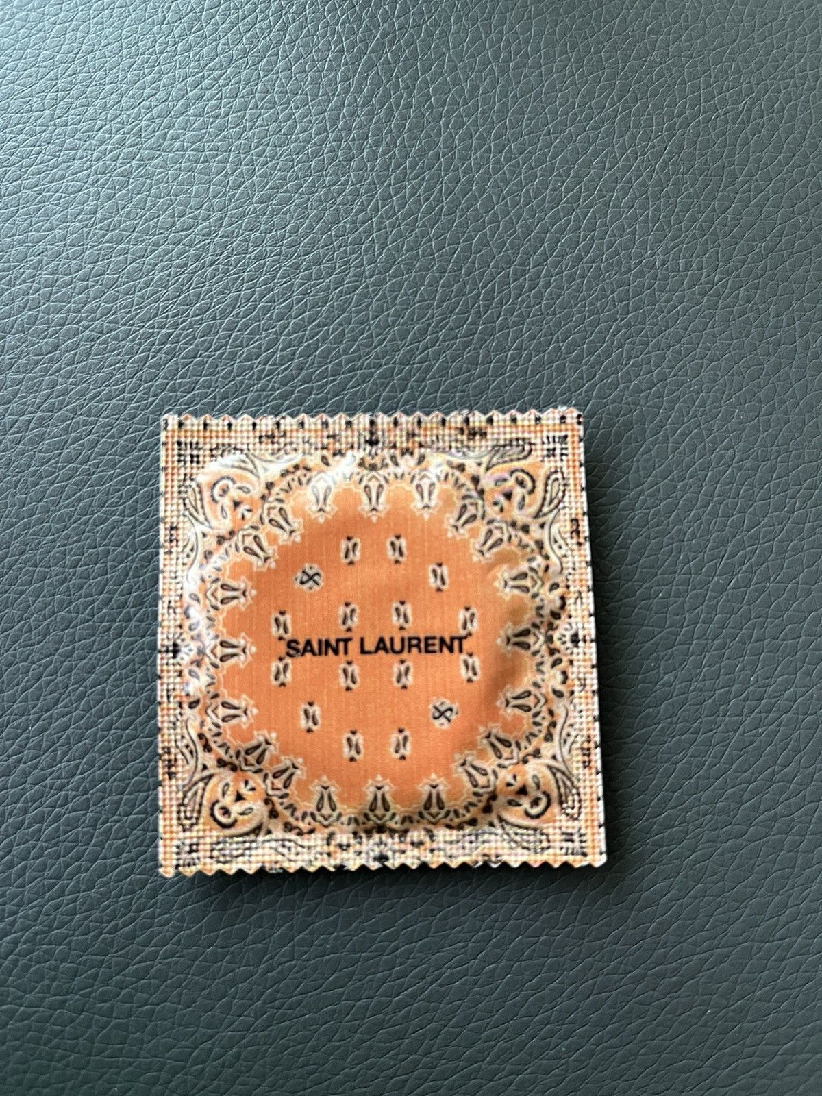 Super Rare Saint Laurent Logo Condom for Collectors - 1 pc