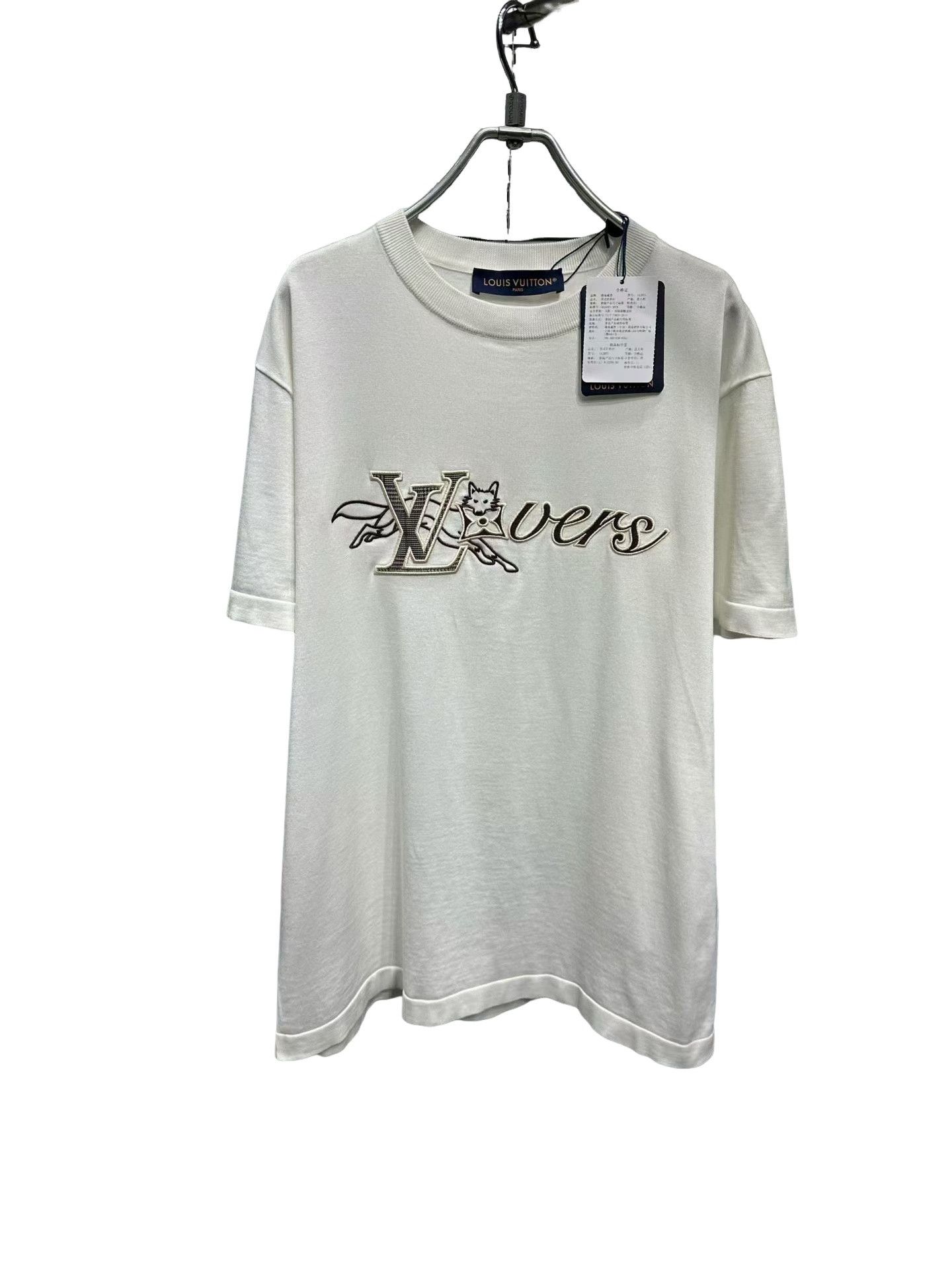 Louis Vuitton Louis Vuitton Fox Embroidery Knit T-Shirt Size M Size US M / EU 48-50 / 2 - 1 Thumbnail