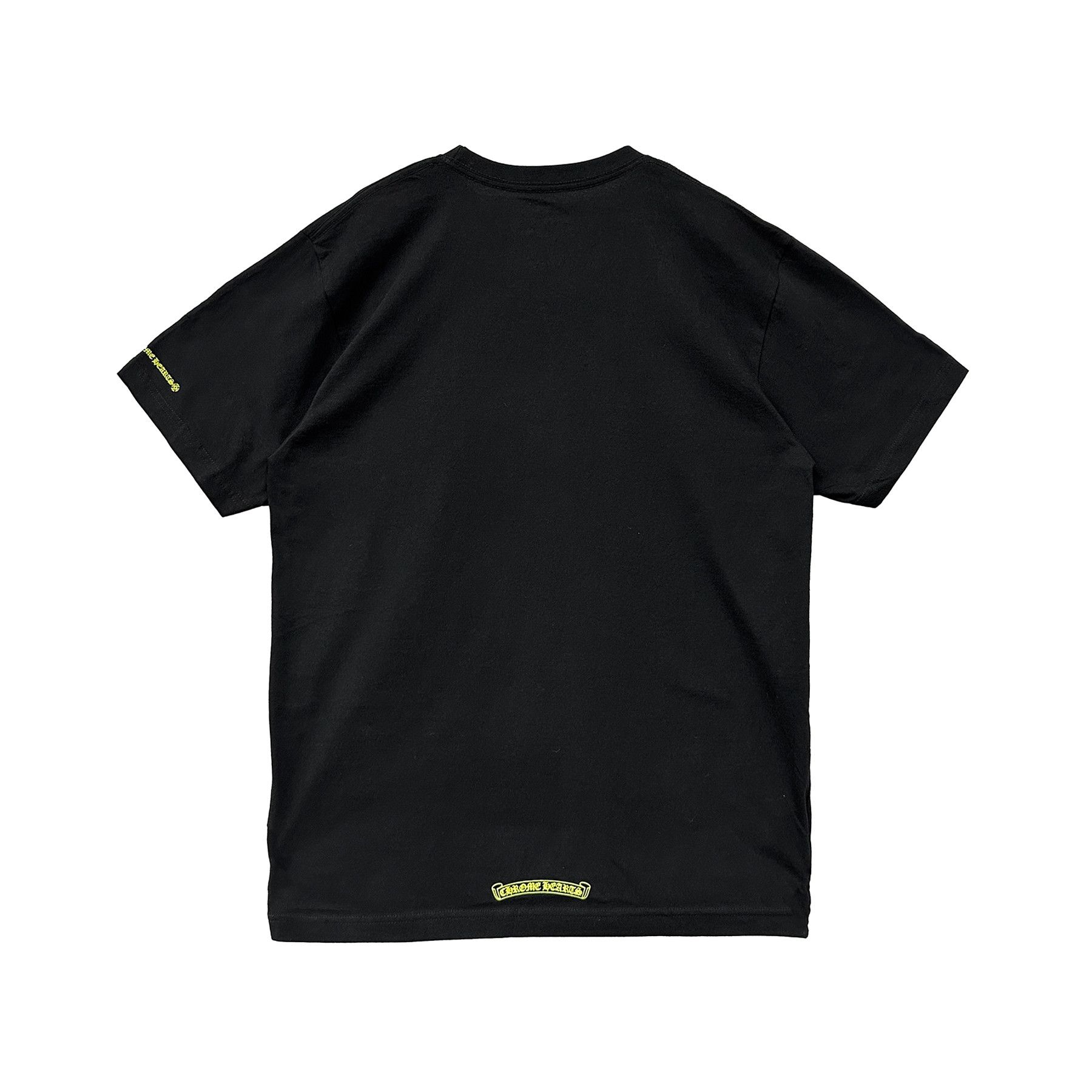 Chrome Hearts Chrome Hearts Yellow Neck Script Logo Short Sleeve Tee Size US L / EU 52-54 / 3 - 2 Thumbnail