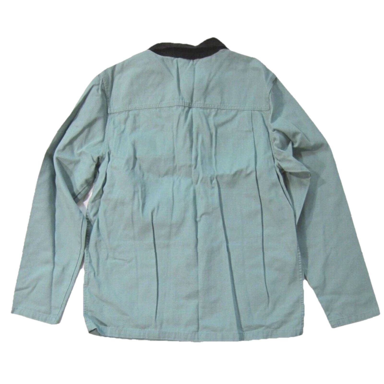 Vans Vans 100% Cotton Green Black Snap Pocket Denim Field Hunt Jacket Men Medium Size US M / EU 48-50 / 2 - 2 Thumbnail