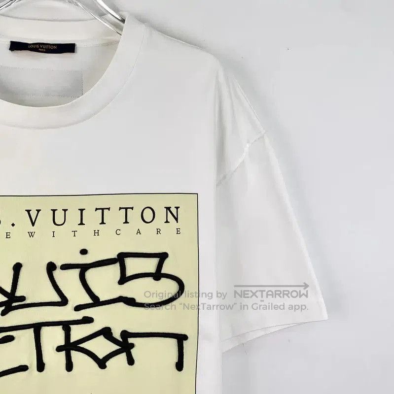 Louis Vuitton Louis Vuitton XXl White Cotton Women's T. Size XXL / US 16-18 / IT 52-54 - 2 Thumbnail