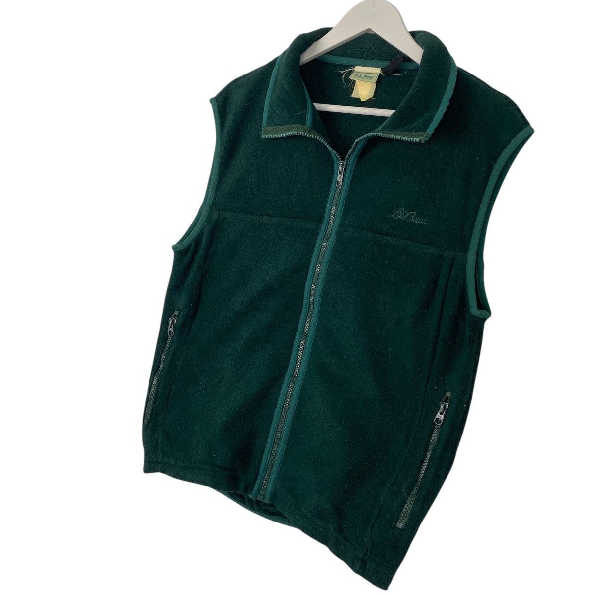 Other Vintage 90s LL Bean Fleece Vest Full Zip Green Sleeveless S Size US S / EU 44-46 / 1 - 2 Thumbnail