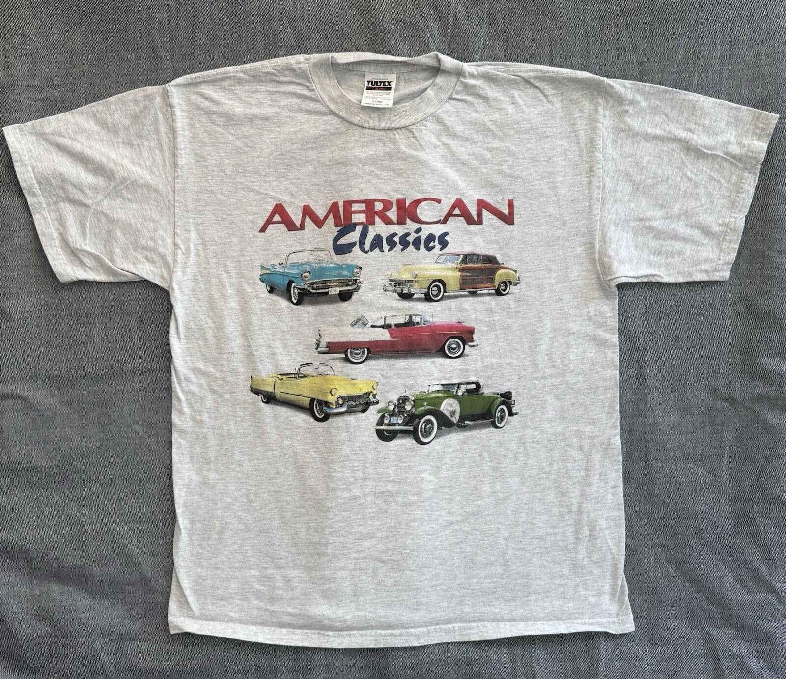 Vintage Vintage 90s American Classics Cars Auto Graphic XL T-Shirt Size US XL / EU 56 / 4 - 1 Thumbnail