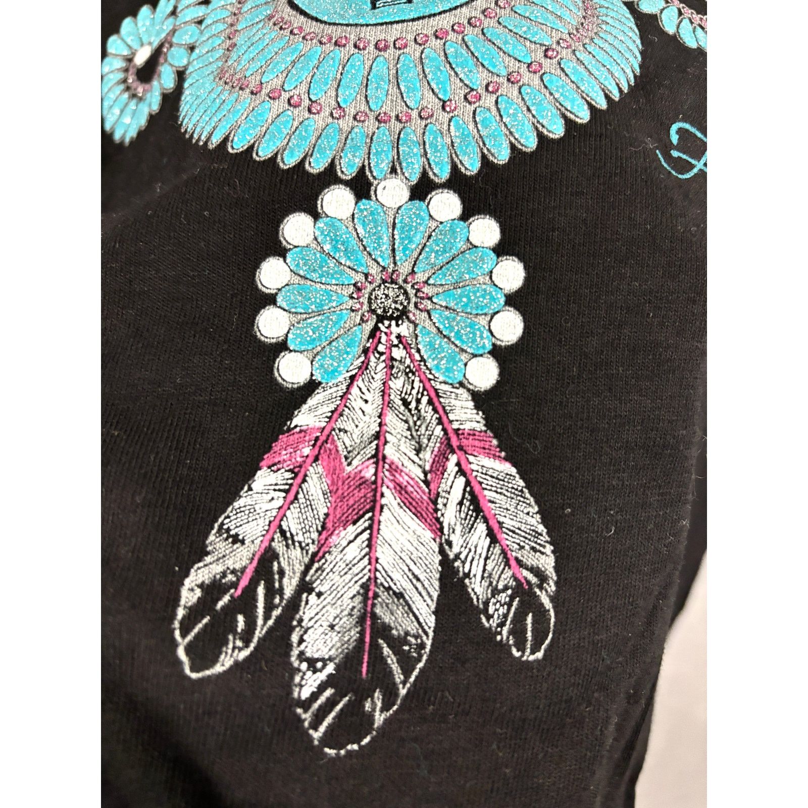 Tultex Vintage Arizona Crewneck T Shirt Native American Turquoise L Size US L / EU 52-54 / 3 - 6 Thumbnail