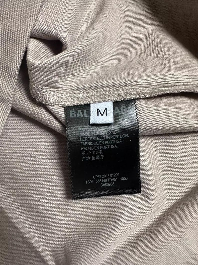 Balenciaga Balenciaga Khaki color waterfall letter logo short-sleeve Size US M / EU 48-50 / 2 - 6 Thumbnail