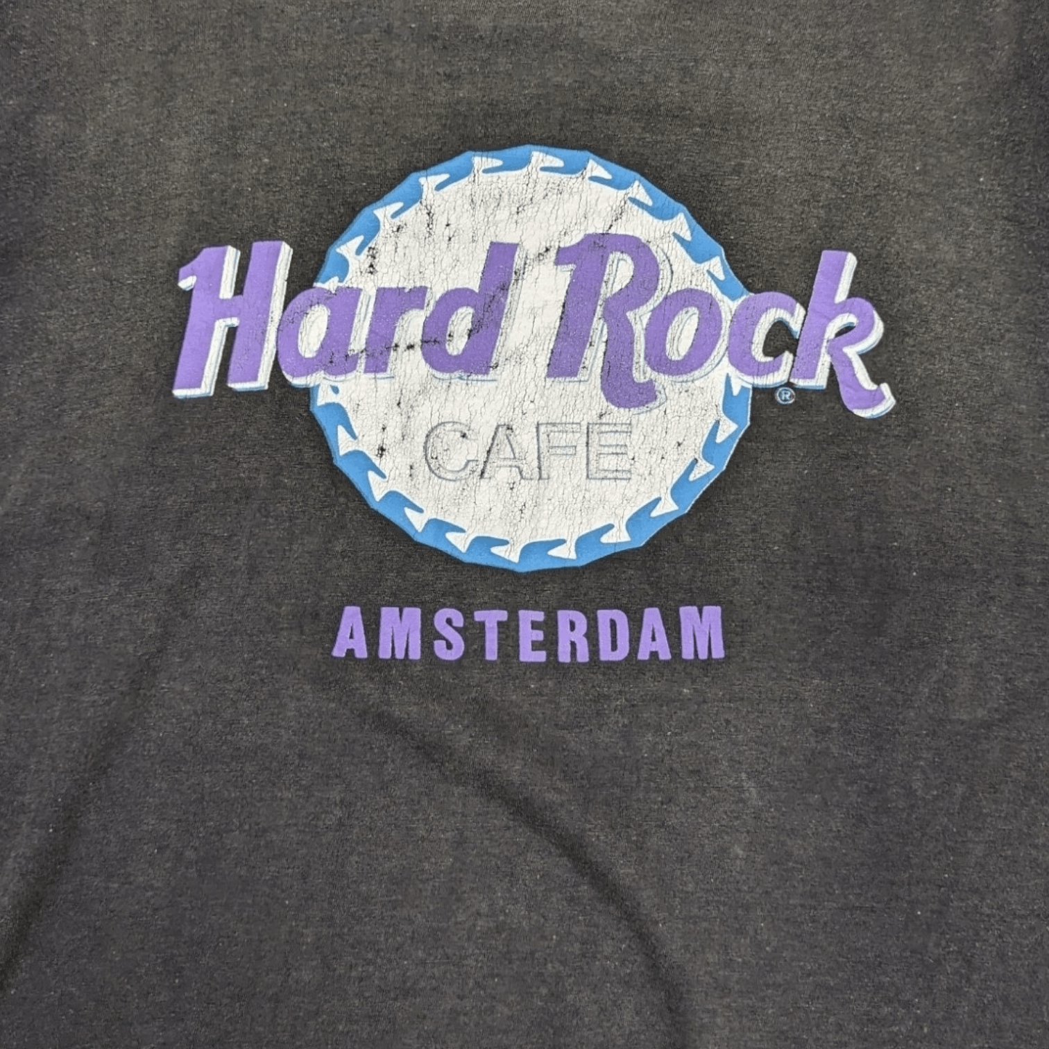 Hard Rock Cafe 2000's HARD ROCK CAFE Amsterdam Big Spell Out T Shirt Size US M / EU 48-50 / 2 - 5 Thumbnail