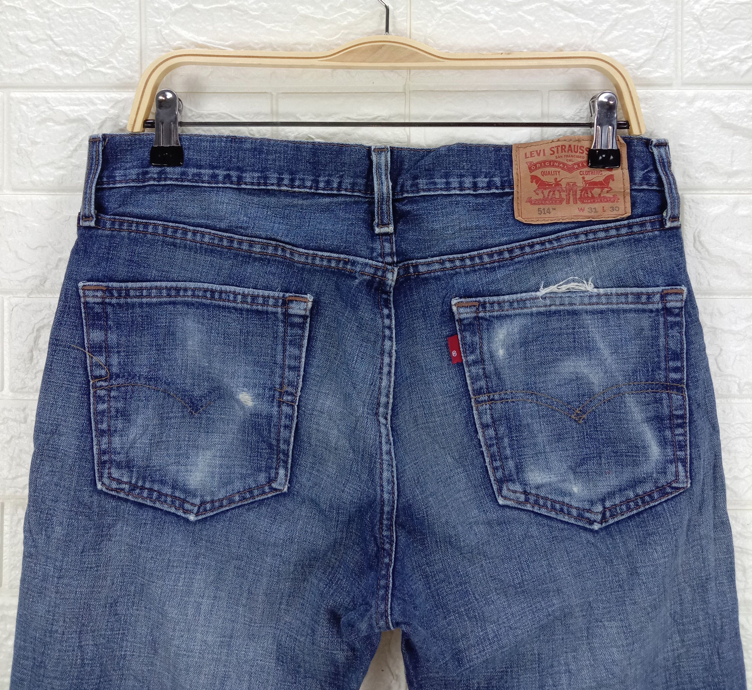 Levi's Vintage Levi's 514 Jeans Distressed Denim Size US 31 - 6 Thumbnail