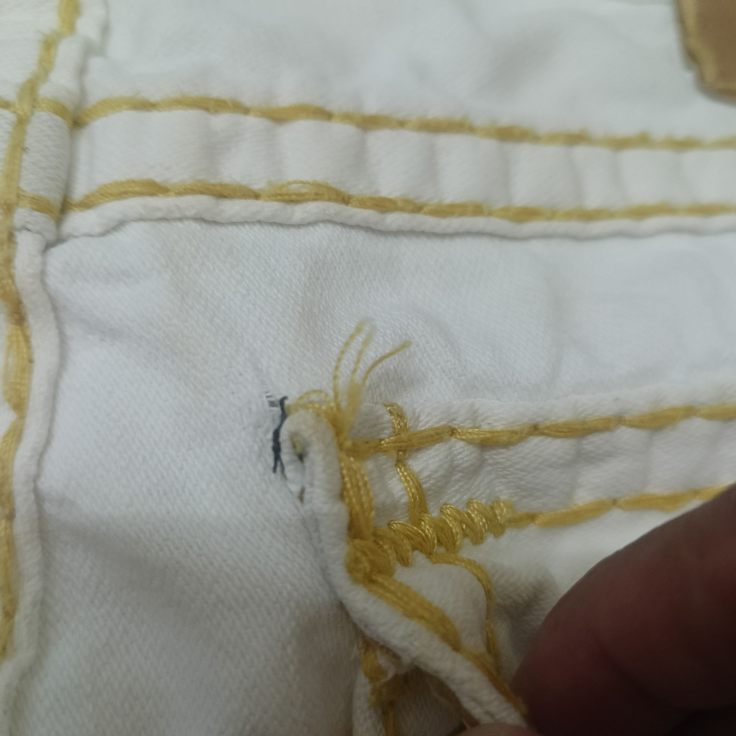 True Religion Rare!!! True Religion Row Seat Flared Yellow Gold Stitch Size US 32 / EU 48 - 21 Thumbnail