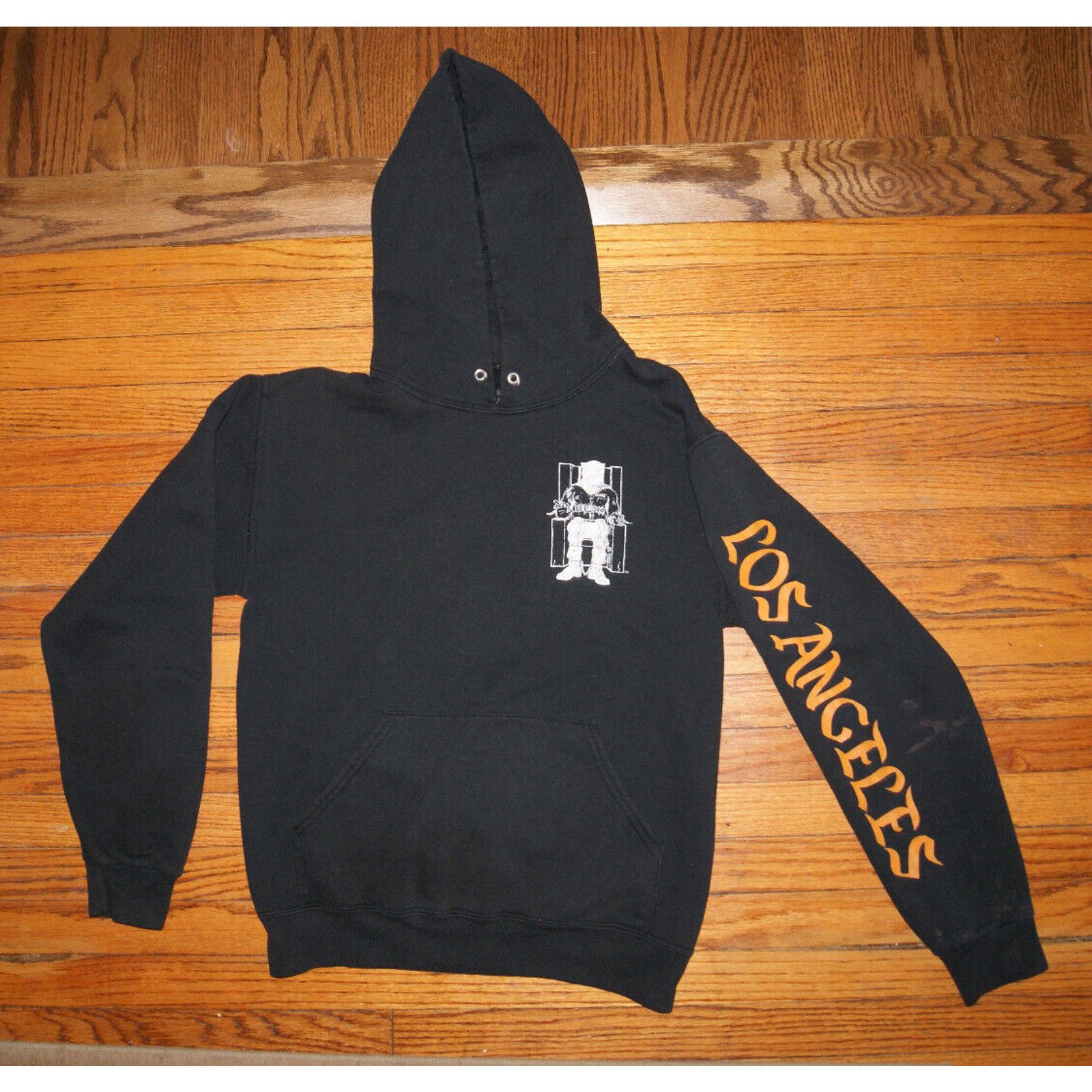 Ripple Junction Death Row Records 91 Los Angeles Hoodie Sweatshirt S 2 Sided Size US S / EU 44-46 / 1 - 1 Thumbnail