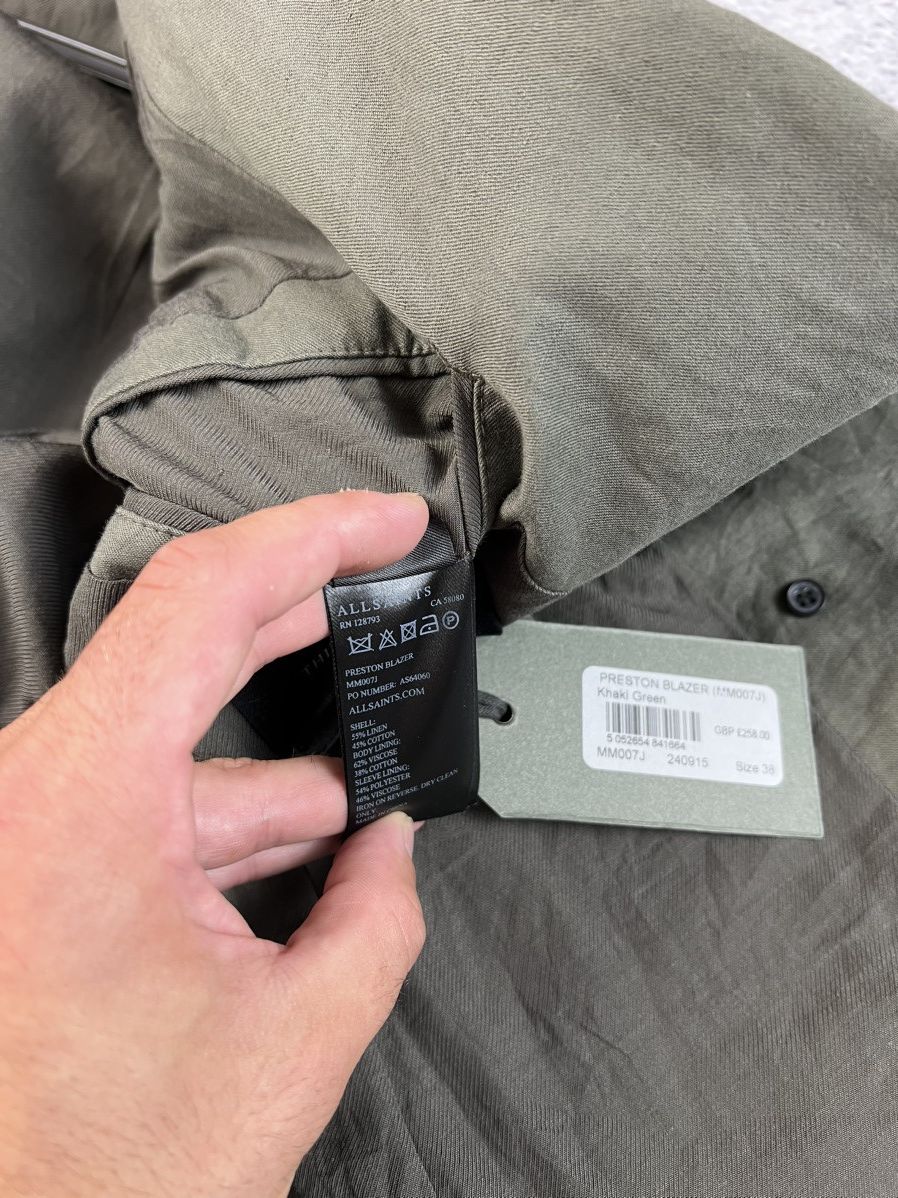 20471120 All saints Preston blazer jacket Size 38R - 8 Thumbnail