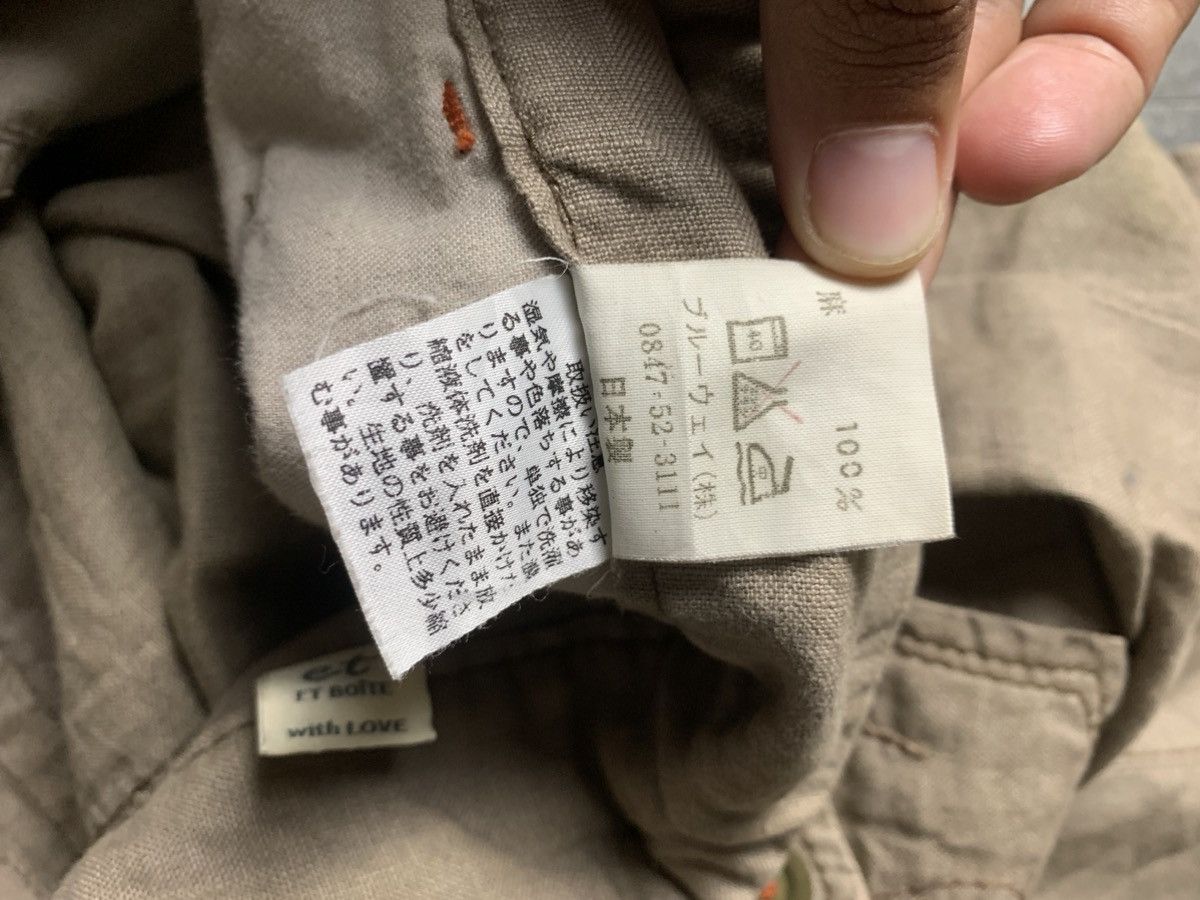 If Six Was Nine 2000s Et Boite Japan Linen Flared Pants Like GOA Size US 27 - 7 Thumbnail