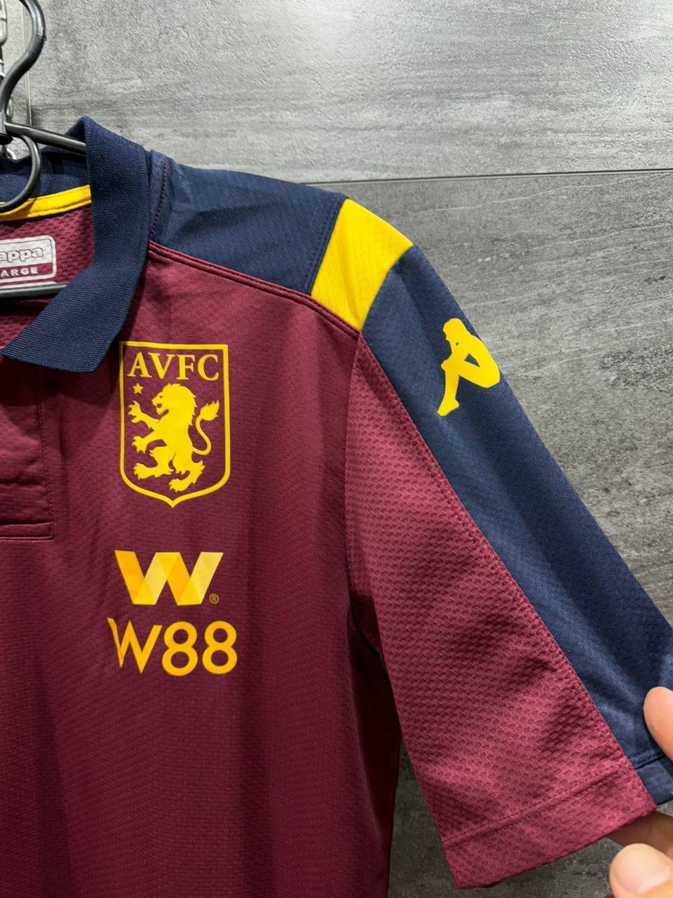 Kappa Aston Villa 2019/2020 Polo Footbal Shirt Soccer Jersey Kappa Size US L / EU 52-54 / 3 - 3 Thumbnail
