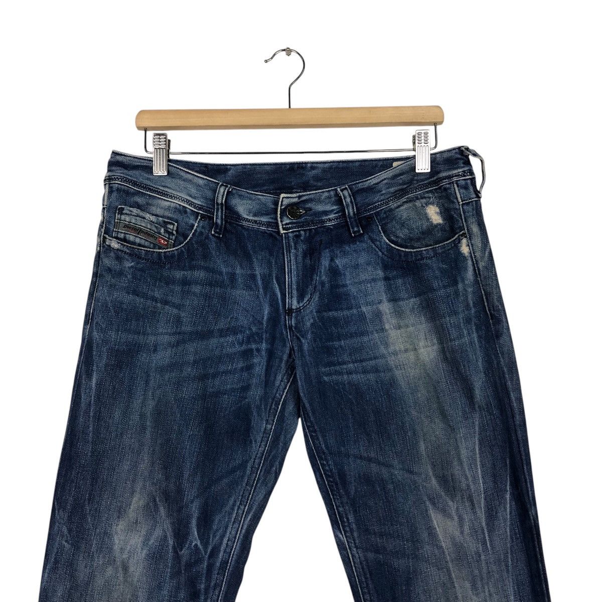 Diesel 📌Vintage Denim Jeans Diesel Parachute Bondage Biker Style Size US 32 / EU 48 - 4 Thumbnail