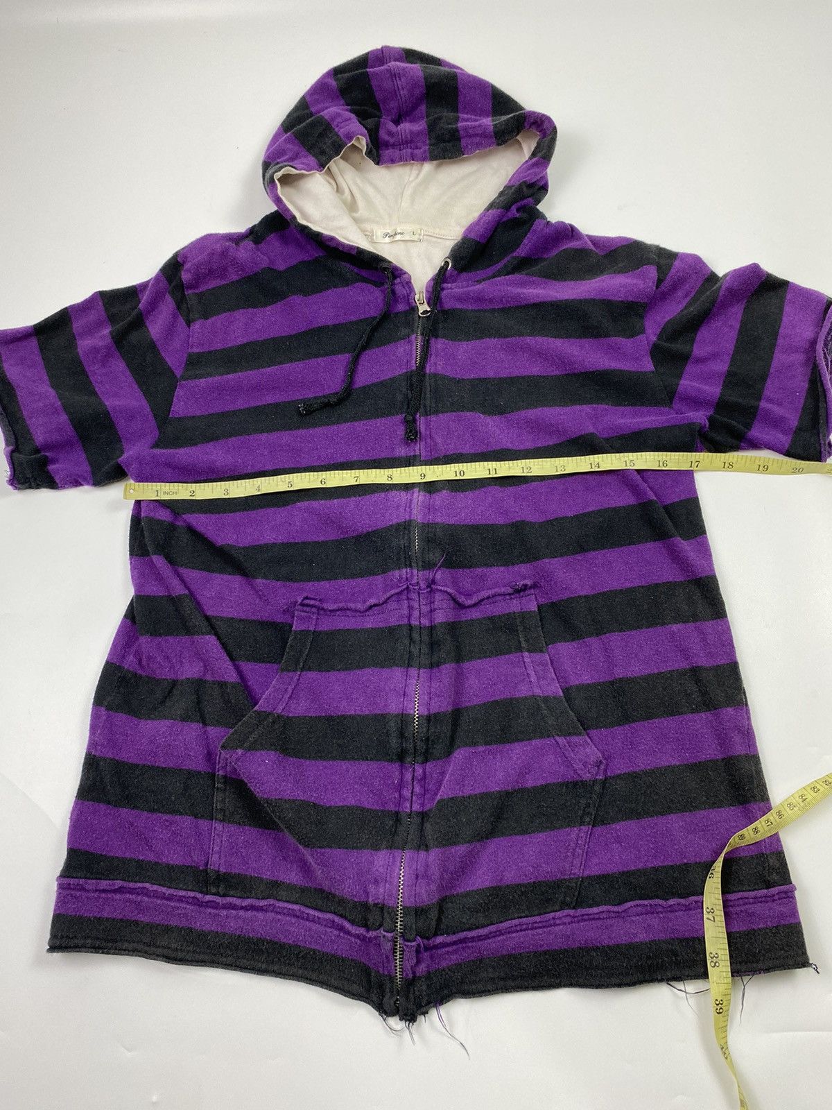Hysteric Glamour × If Six Was Nine × Japanese Brand pincponc stripe short hoodie ifsixwasnine style punkgoth Size US M / EU 48-50 / 2 - 15 Thumbnail