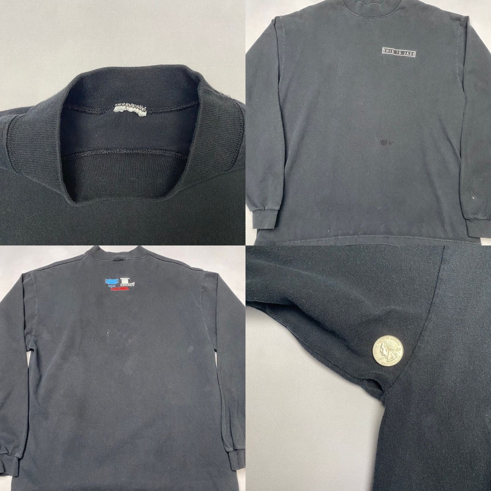 Sony Vintage 90s Sony This Is Jazz Reissue Legacy Epic Columbia LS Shirt 22.5x28 Rare Size US L / EU 52-54 / 3 - 8 Thumbnail