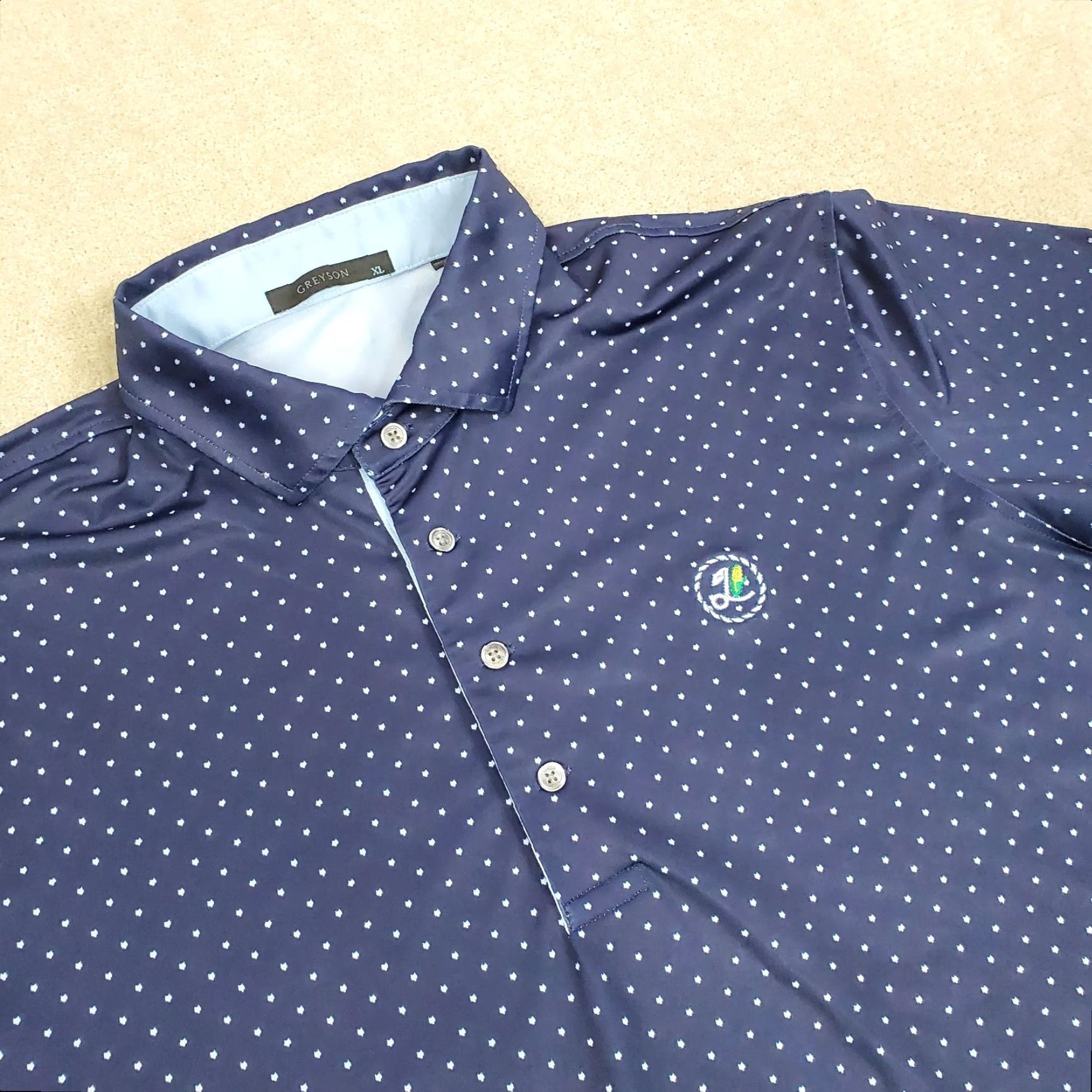 Vintage Greyson Polo Shirt Mens XL Blue Short Sleeve Collared Pullover Logo Golf Casual Size US XL / EU 56 / 4 - 2 Thumbnail