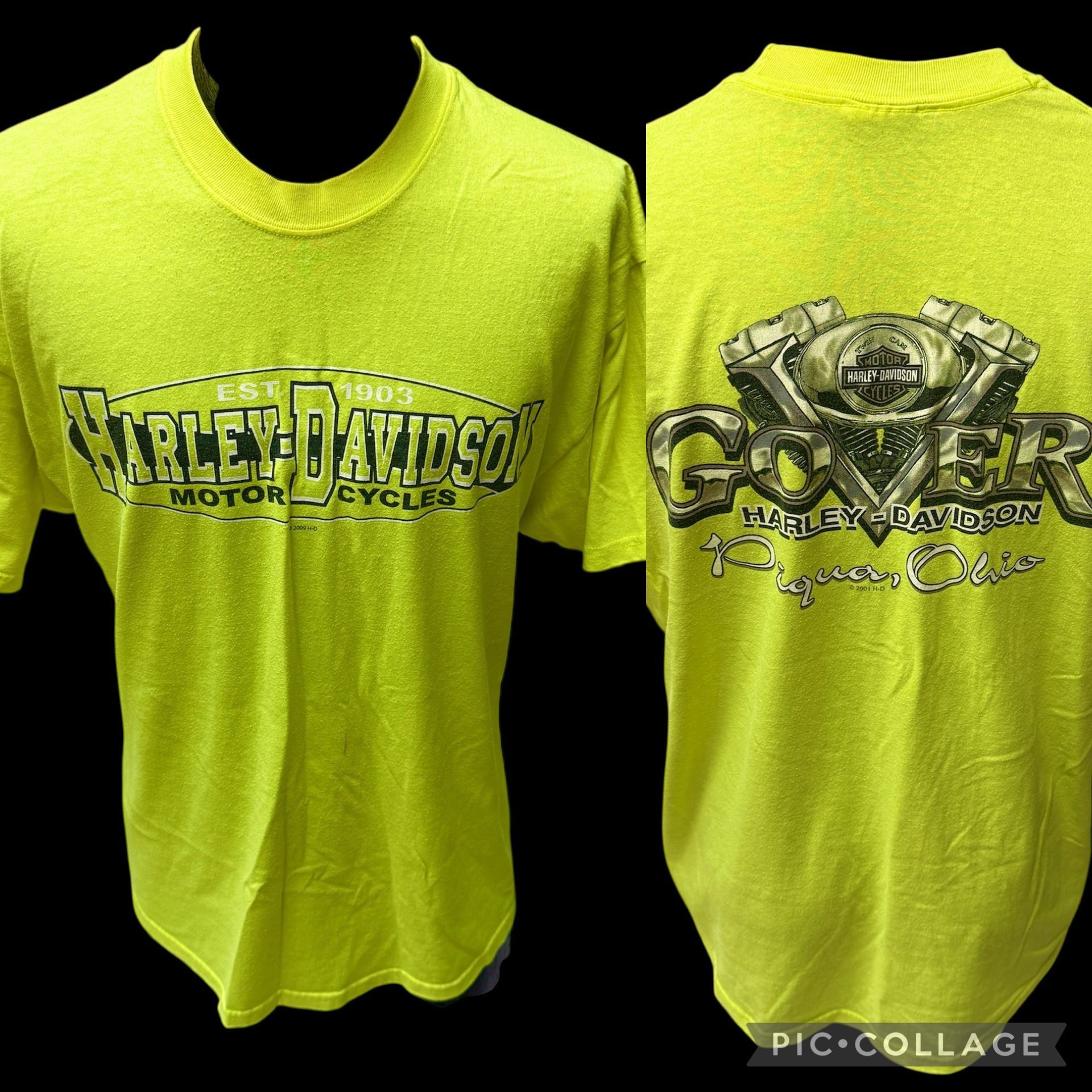 Harley Davidson Harley Davidson TWIN CAM Motorcycle NEON Piqua Ohio 50/50 T Size US XL / EU 56 / 4 - 2 Thumbnail