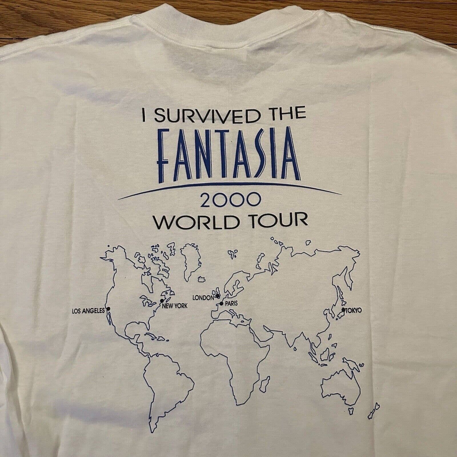 Vintage NWOT Vintage 1999 Disney Fantasia 2000 Movie Promo T-Shirt