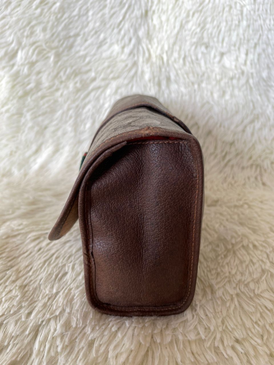 Gucci × Vintage Gucci GG Sherry Line Clutch Bag Size ONE SIZE - 9 Thumbnail