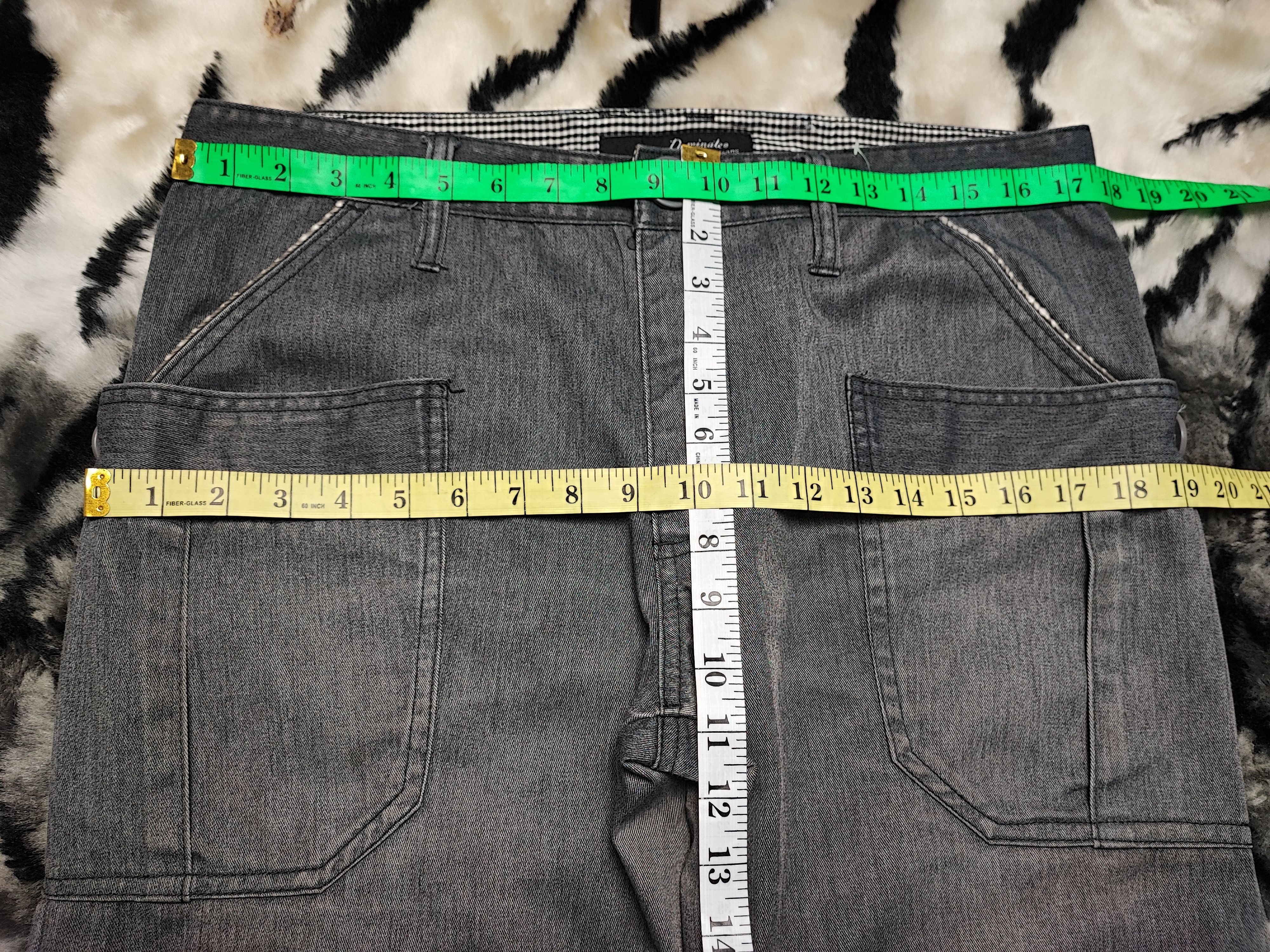 If Six Was Nine DOMINATE HANDCRAFTED BIKER JEANS STYLE Size US 35 - 5 Thumbnail