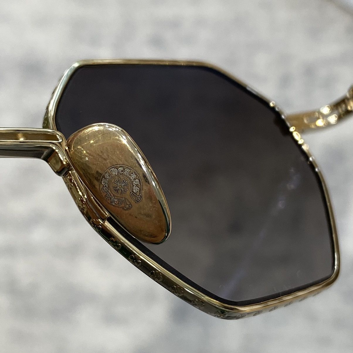 Chrome Hearts CHROME HEARTS EVACULATION MATTE BLACK/GOLD PLATED Size ONE SIZE - 12 Thumbnail
