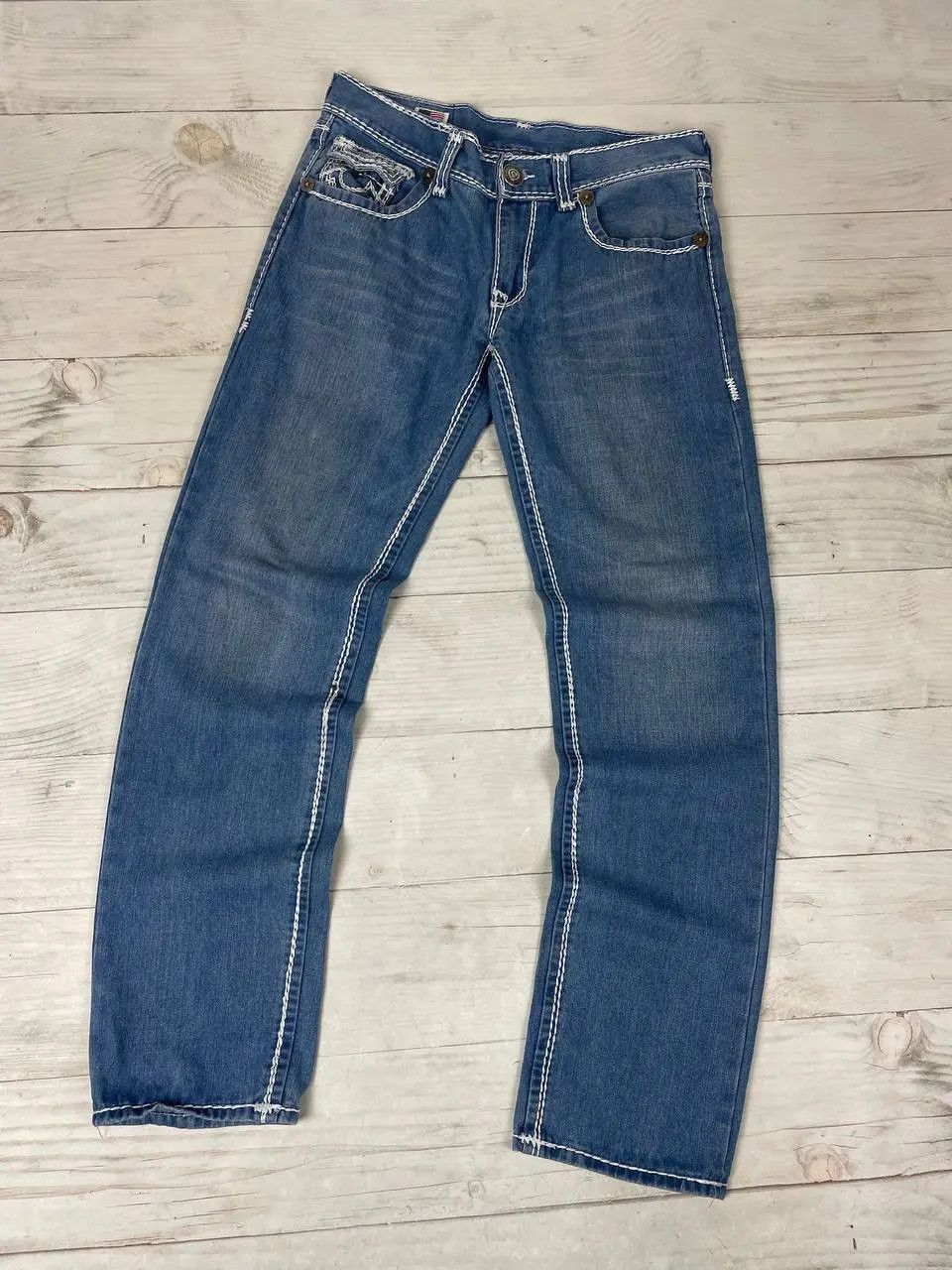 True Religion Vintage True Religion Straight Denim Jeans Japan Baggy 90s Size US 32 / EU 48 - 6 Thumbnail
